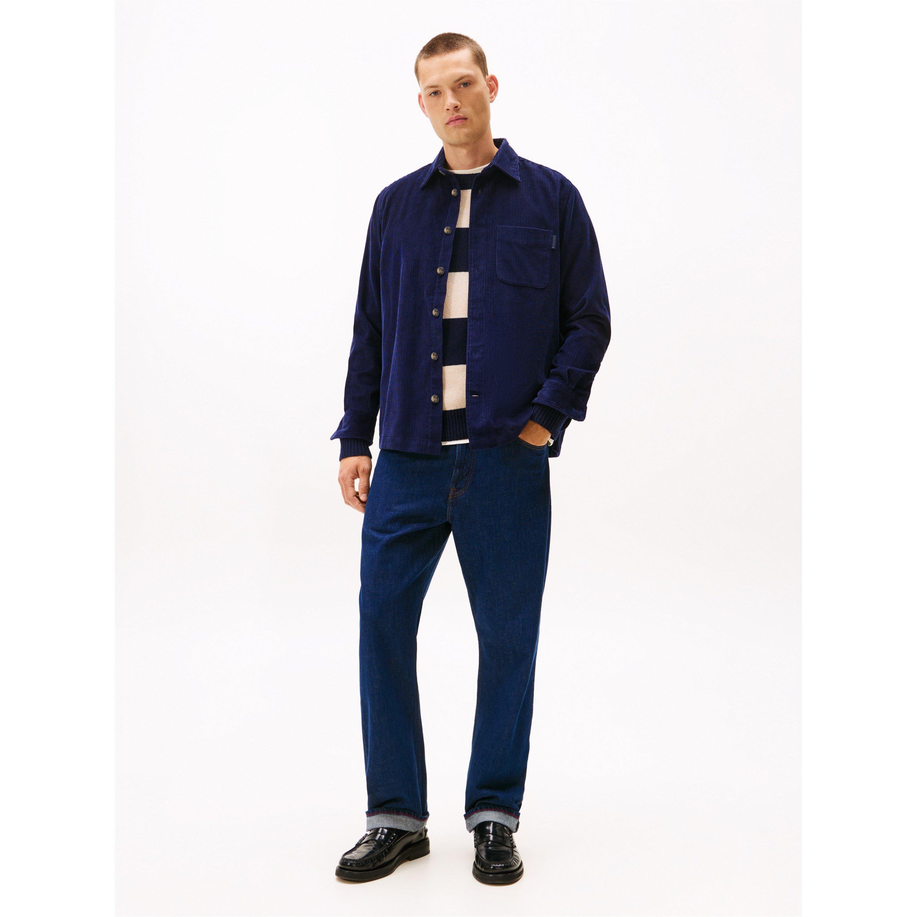 Navy BCL - Tommy Hilfiger - Men's  Cord Overshirt - 3
