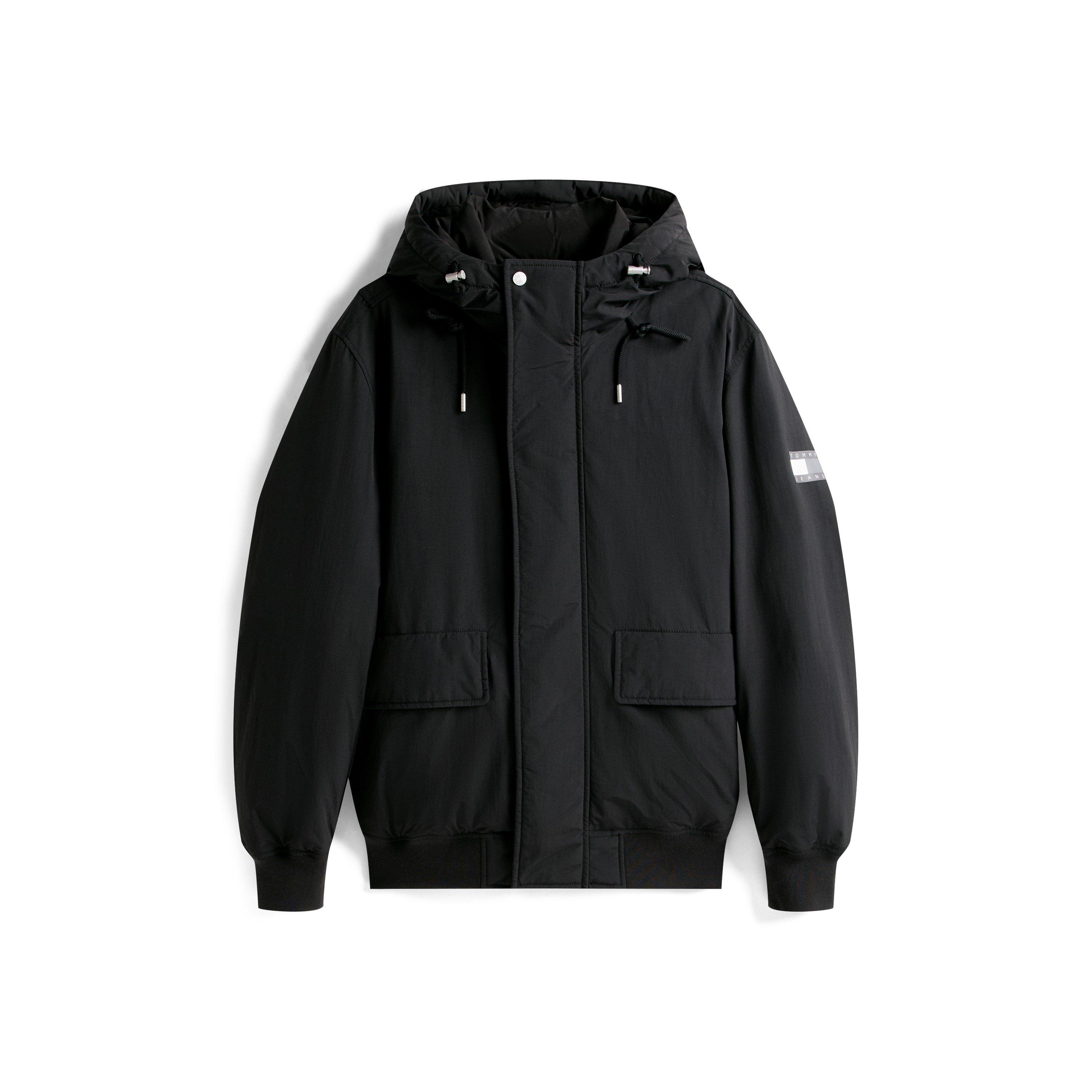 Crna - Tommy Jeans - Men's TJ City Bomber Jacket - 1