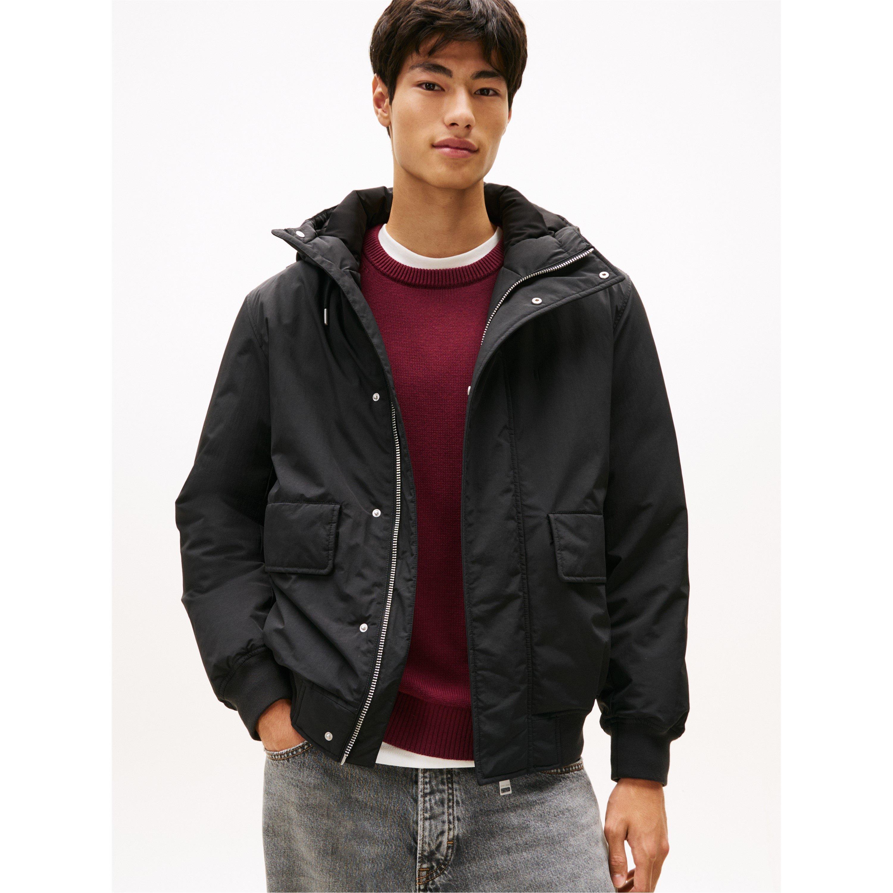 Crna - Tommy Jeans - Men's TJ City Bomber Jacket - 2