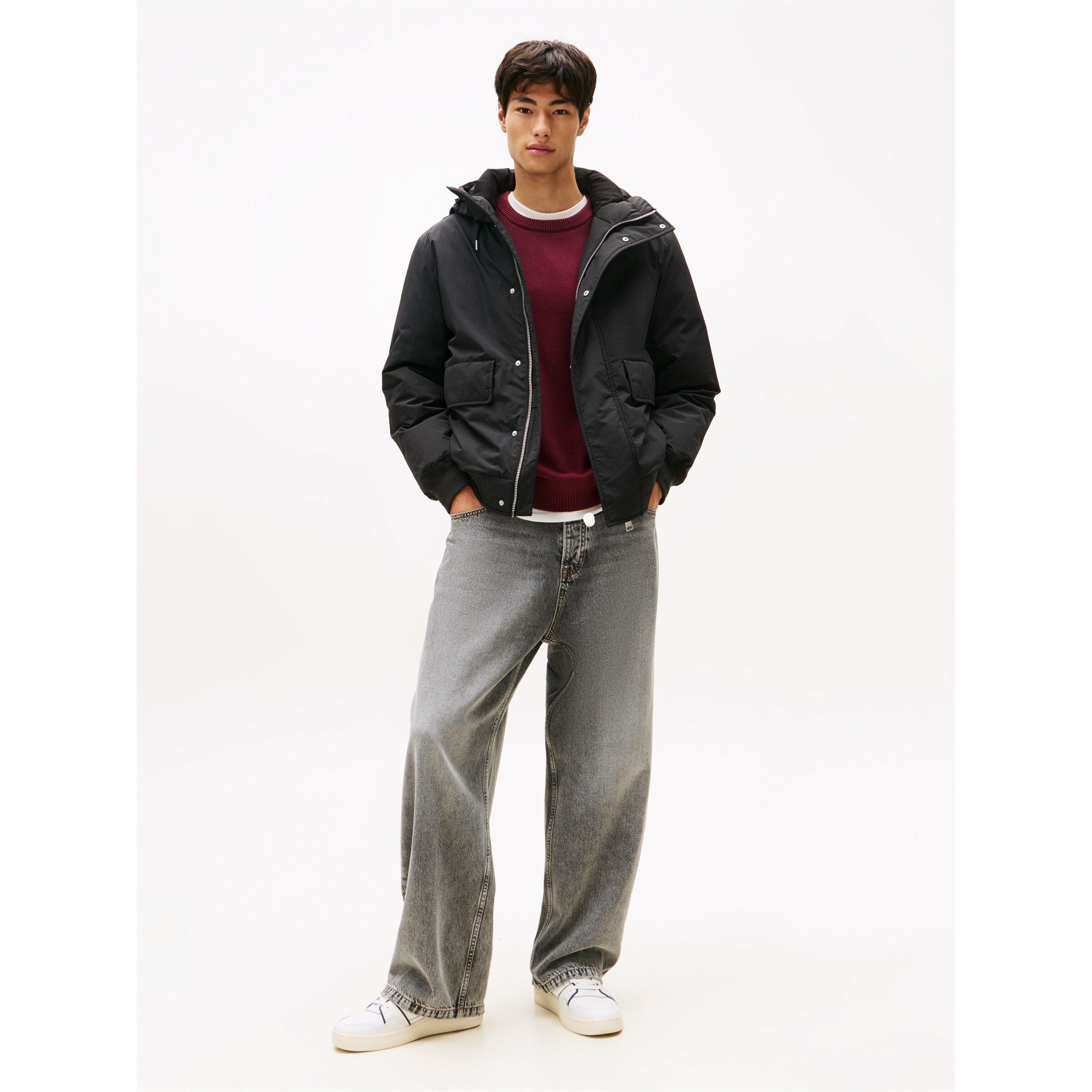 Crna - Tommy Jeans - Men's TJ City Bomber Jacket - 3