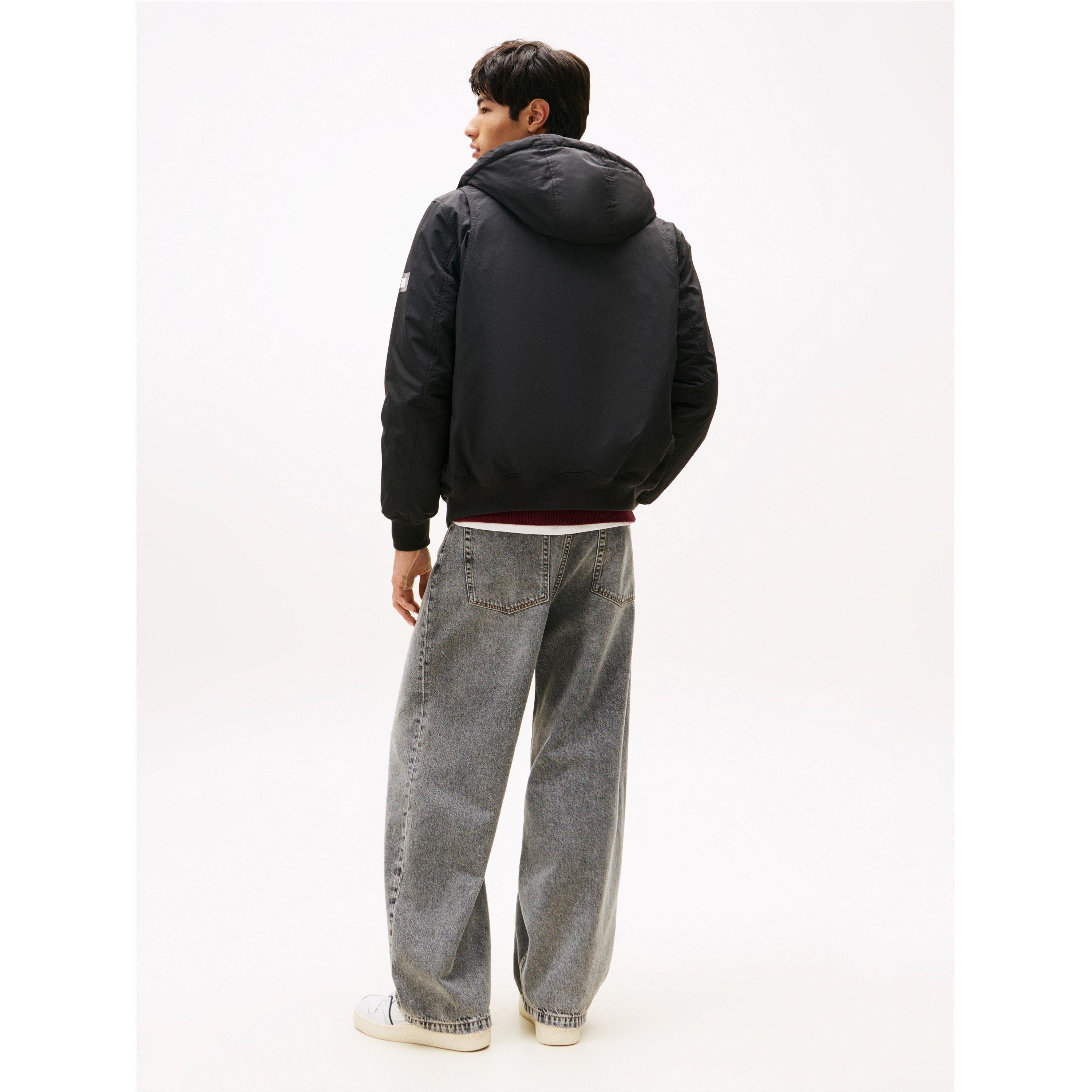 Crna - Tommy Jeans - Men's TJ City Bomber Jacket - 4