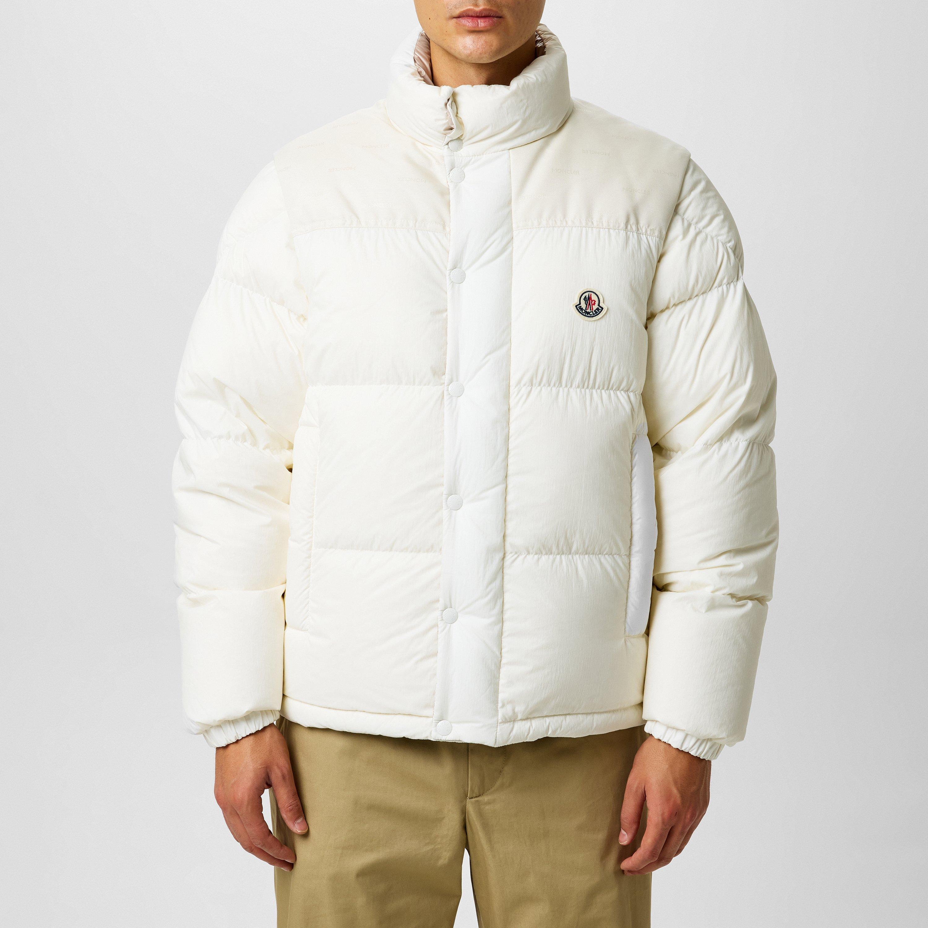 Natural 034 - Moncler - Men's Verone Reversible Goose Down Short Puffer Jacket - 1