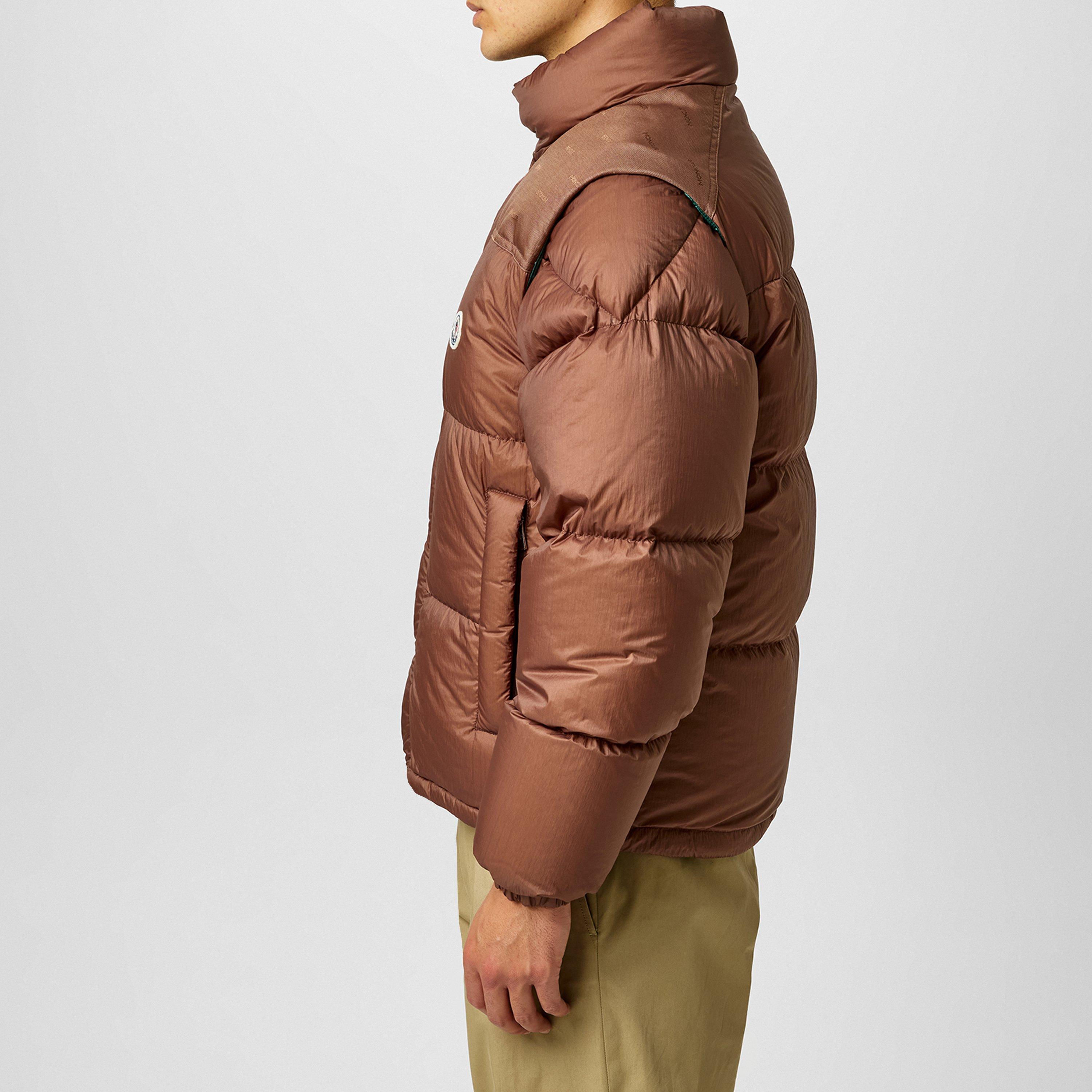 Brown 263 - Moncler - Men's Verone Reversible Goose Down Short Puffer Jacket - 2