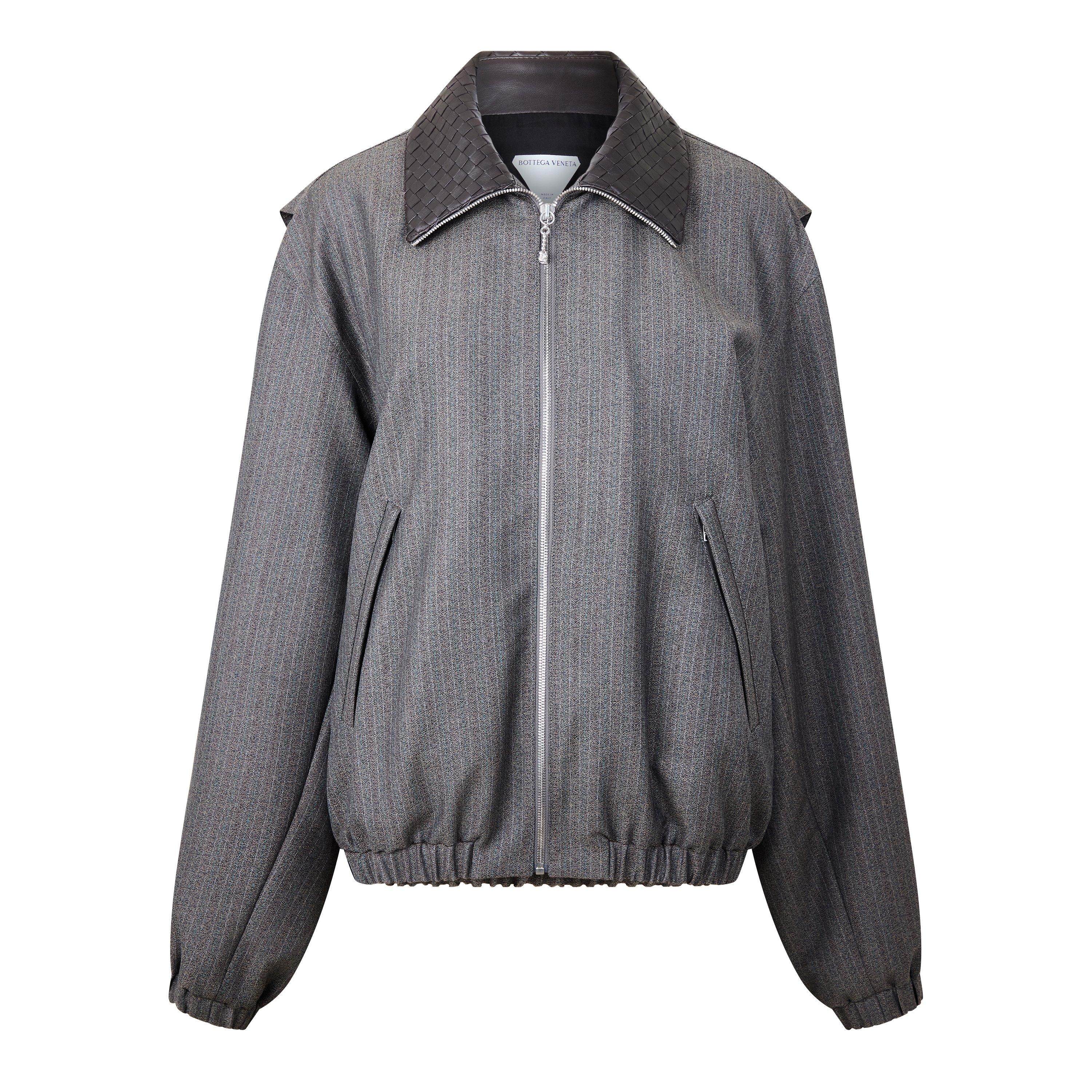 Desert/Grey - Bottega Veneta - BV Intrec Cllr Jkt Sn64 - 1