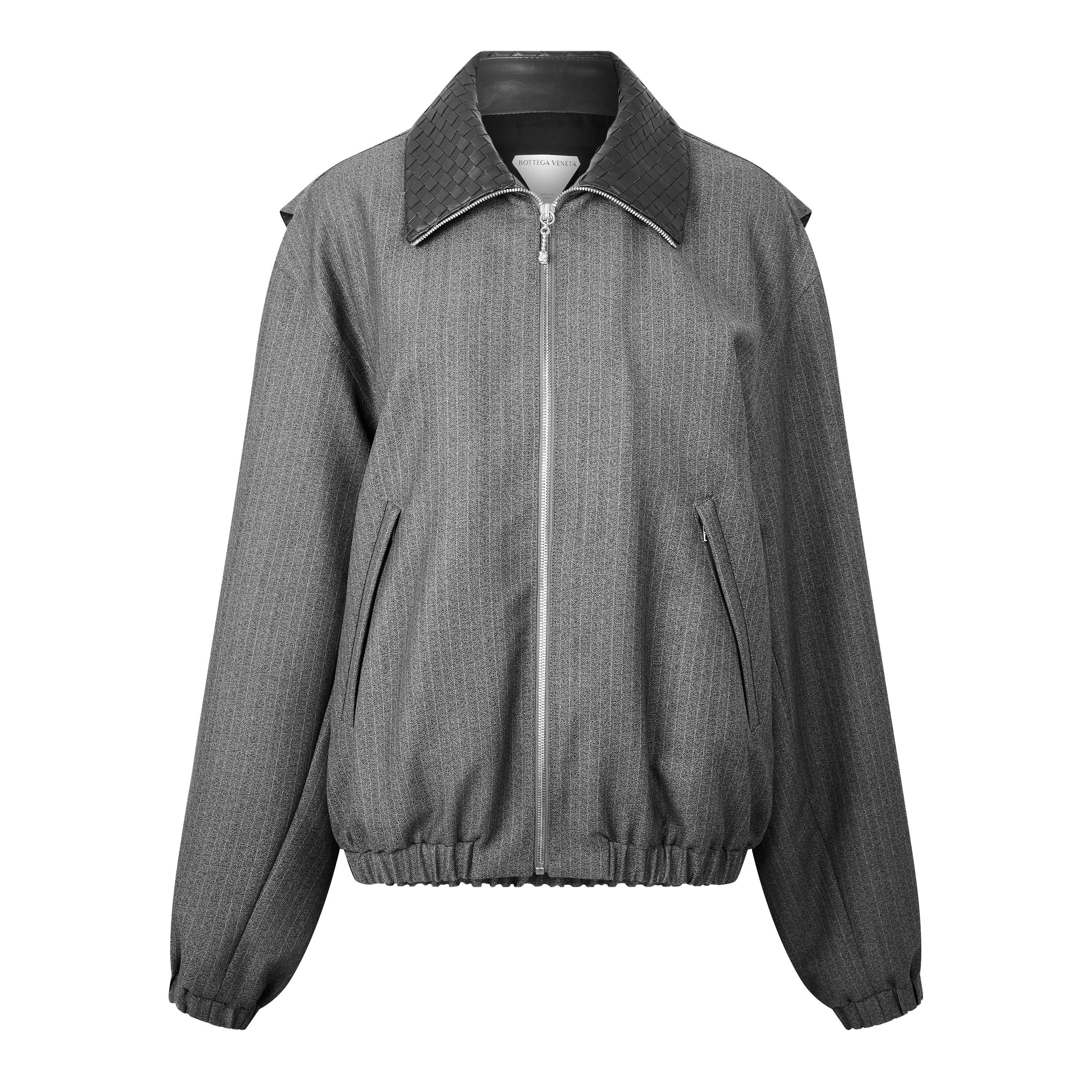 Desert/Grey - Bottega Veneta - BV Intrec Cllr Jkt Sn64 - 1