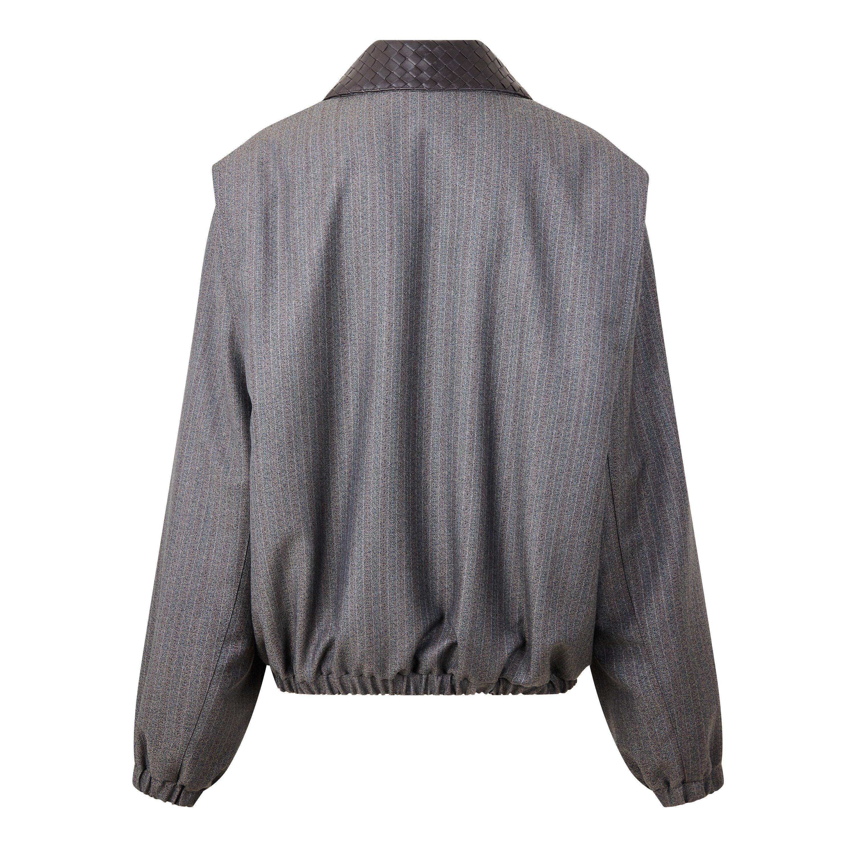 Desert/Grey - Bottega Veneta - BV Intrec Cllr Jkt Sn64 - 2