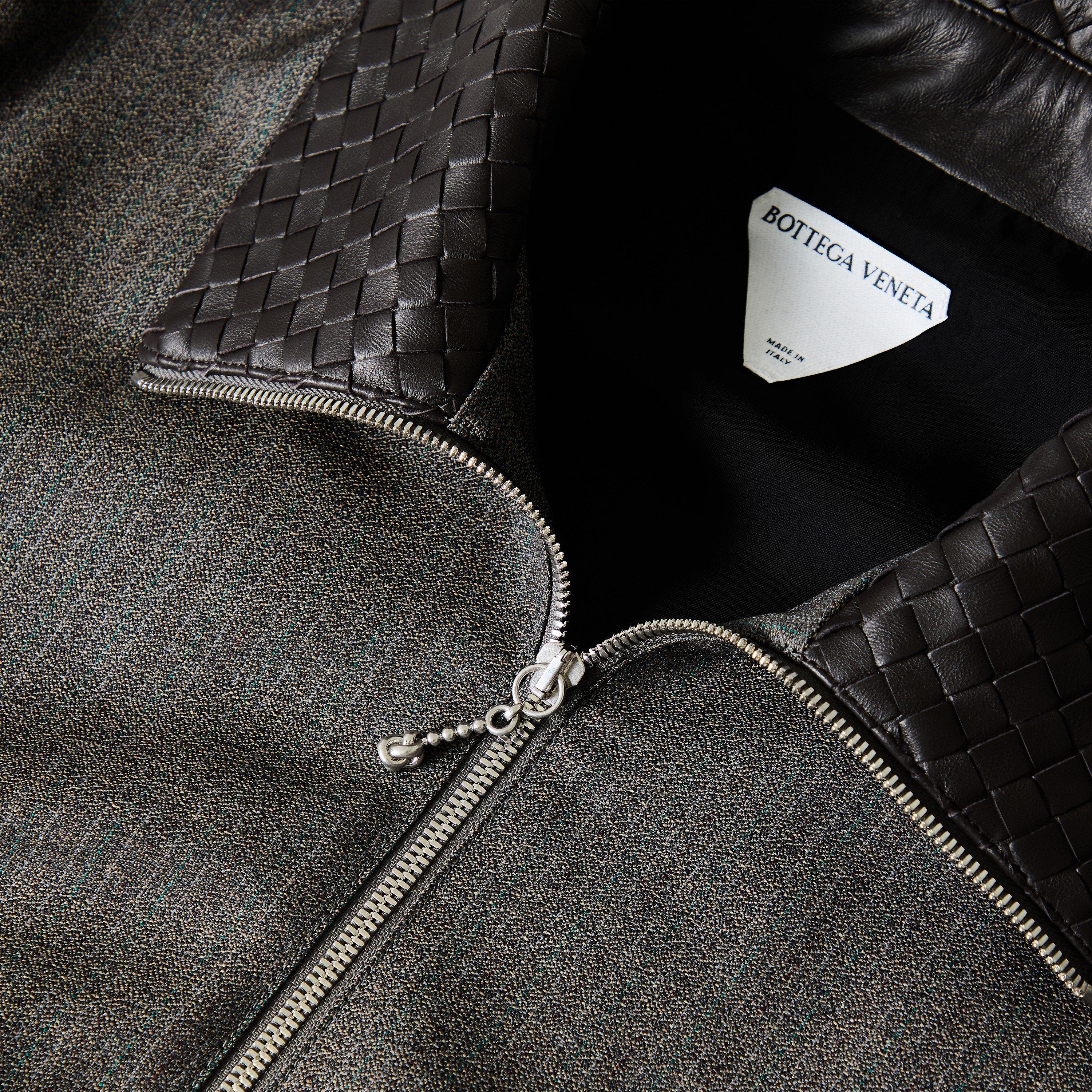 Desert/Grey - Bottega Veneta - BV Intrec Cllr Jkt Sn64 - 3