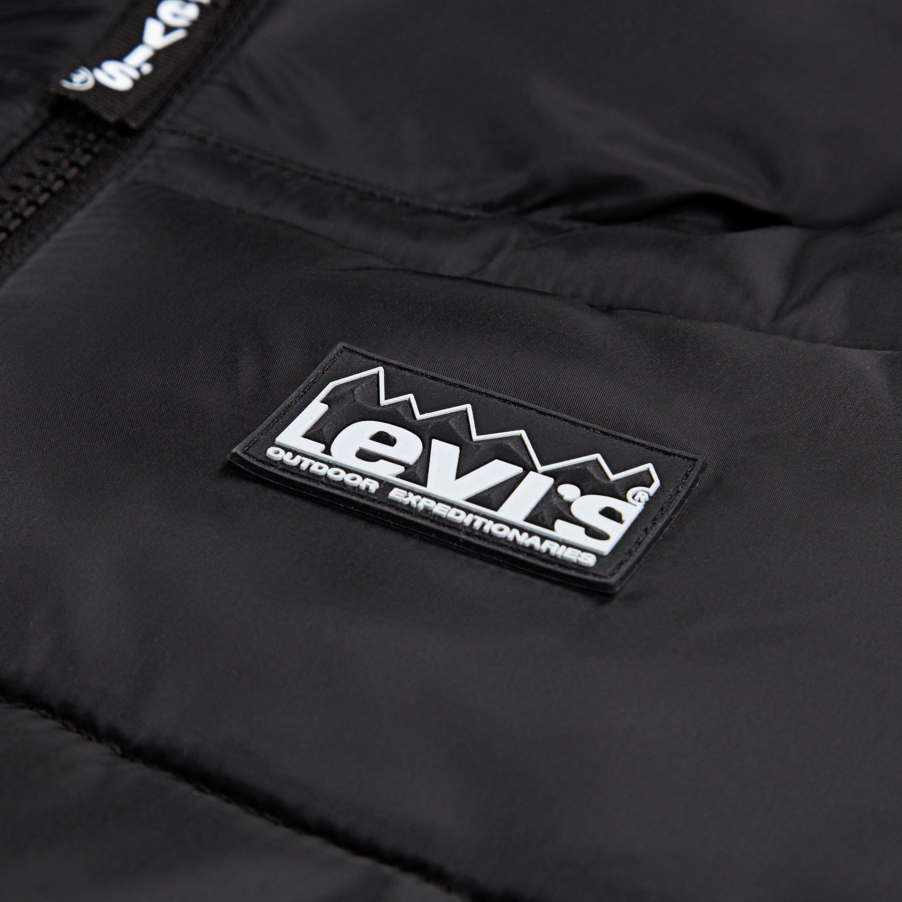 Black 023 - Levis - Insulated Short Puffer Jacket - 3