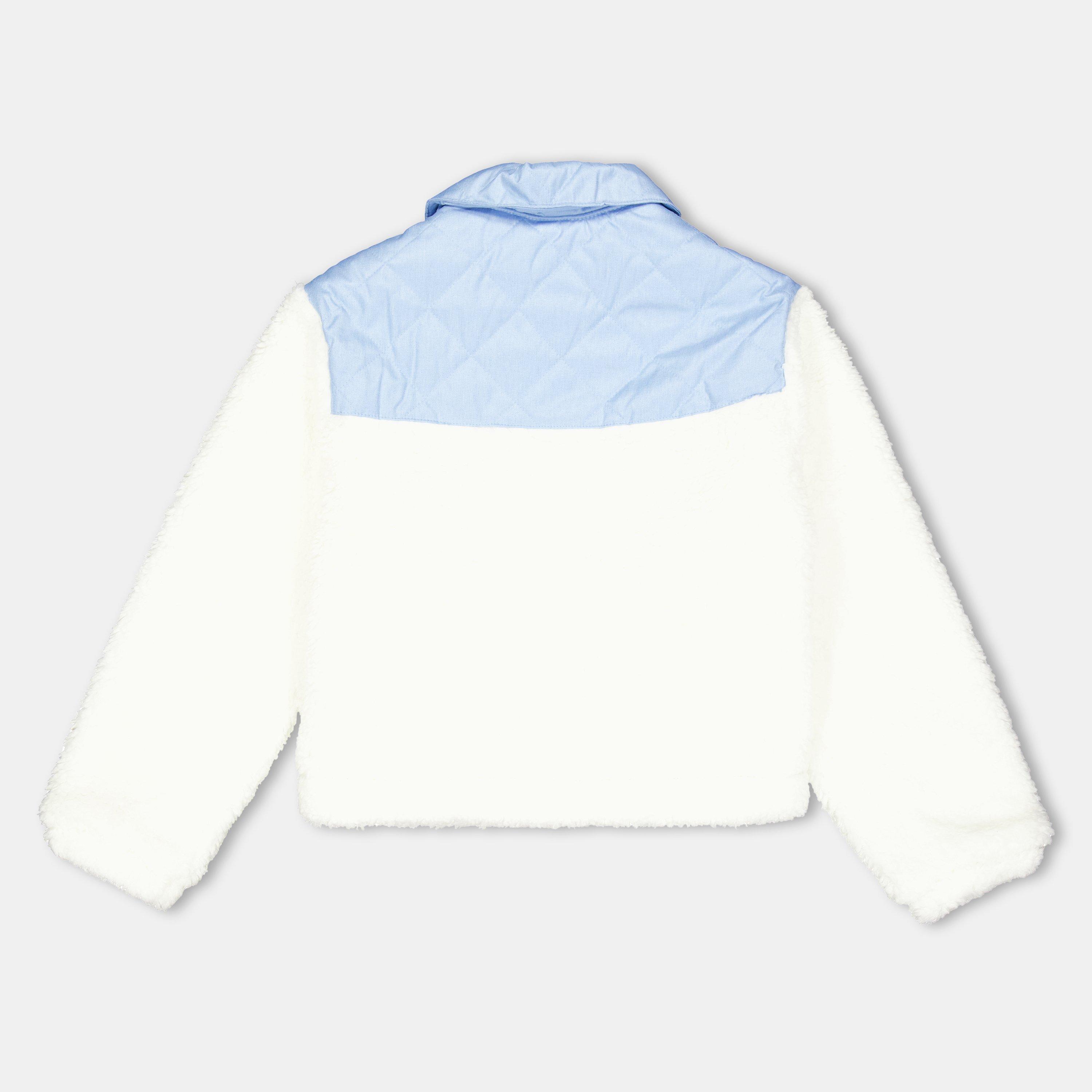 Blanc W8J - Levis - Kids' Levi's Sherpa Trucker Denim Jacket - 2