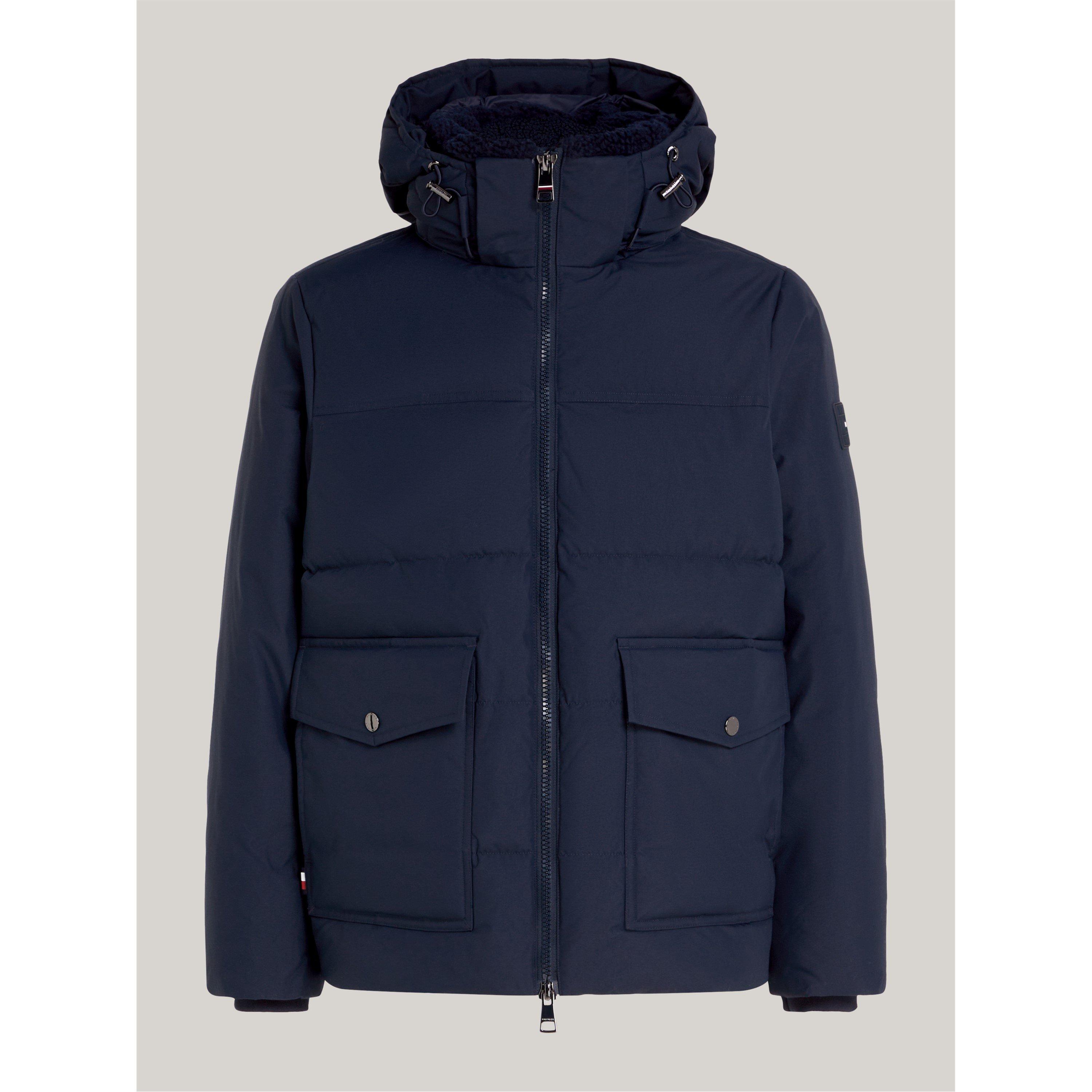 Tommy Hilfiger Men's Rockie Utility Medium-Weight Insulated Medium Puffer Jacket - Desert Sky Dw5 - M