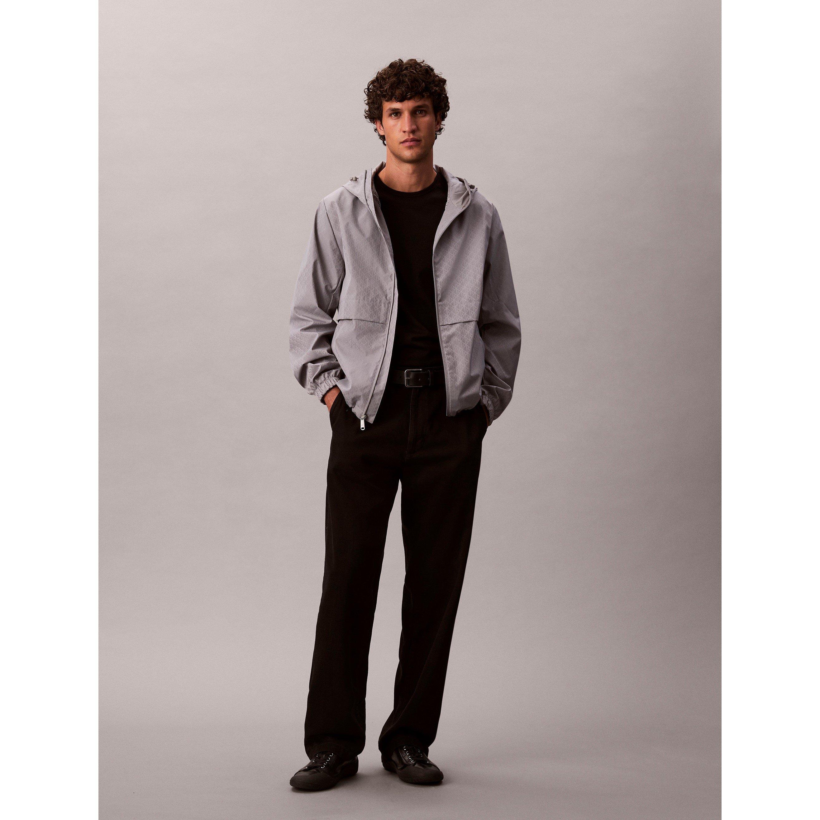 Stone RO1 - Calvin Klein Jeans - Men's CKJ Nylon All Over Print Windbreaker - 2