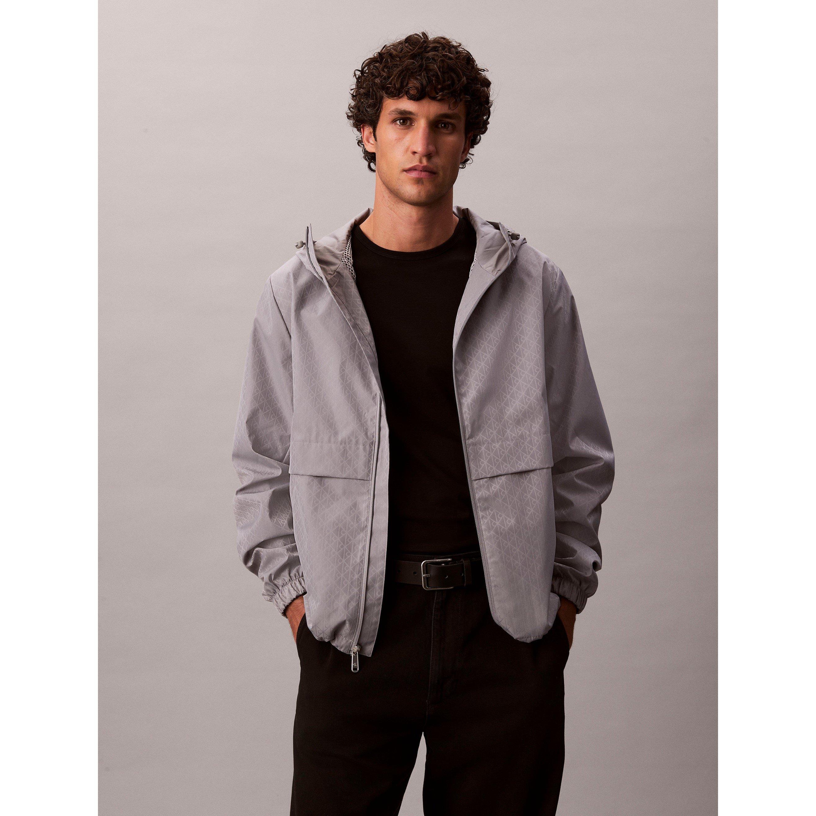 Stone RO1 - Calvin Klein Jeans - Men's CKJ Nylon All Over Print Windbreaker - 3