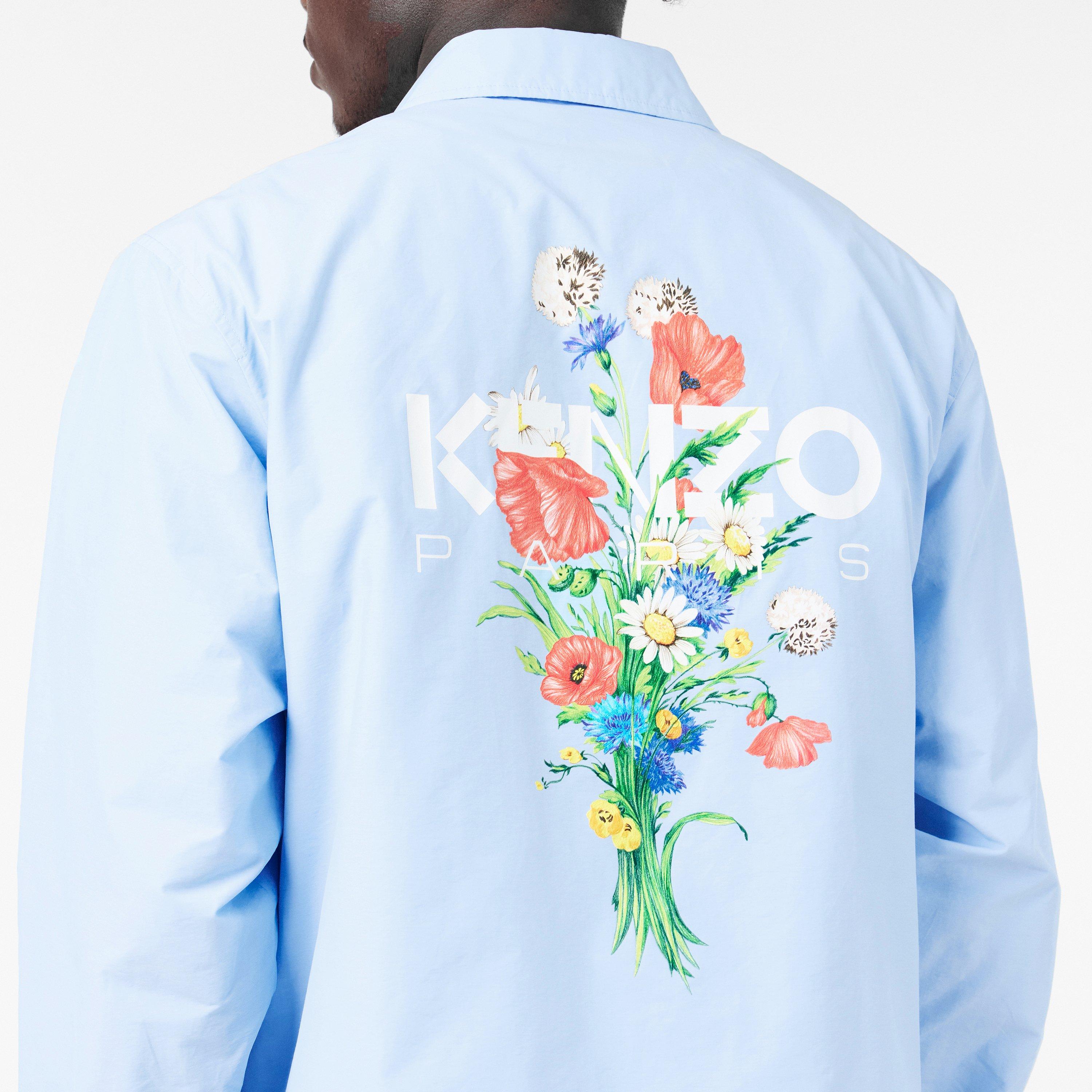 Kenzo by Nigo Men's Archive Flower Long Sleeve Coach Jacket