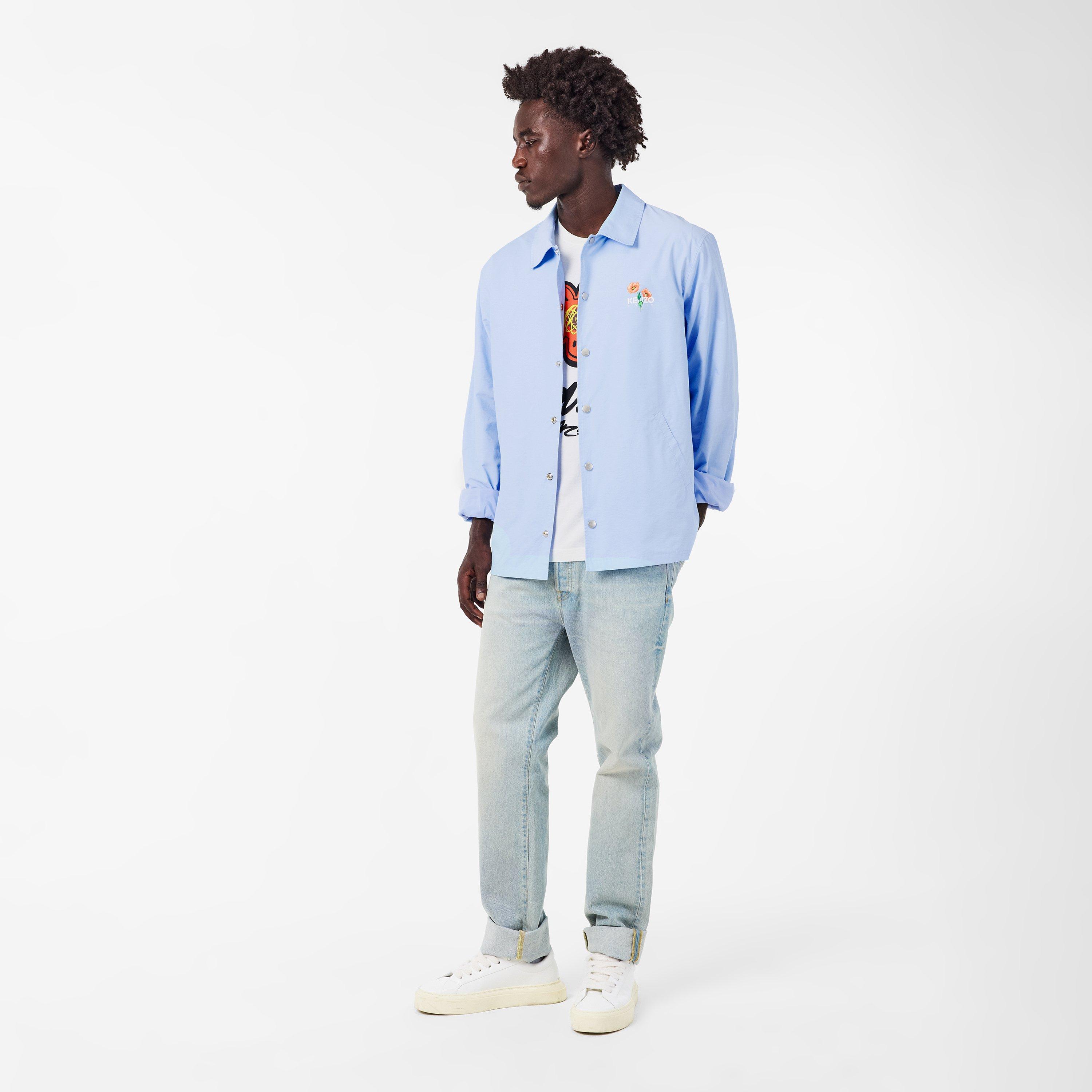 Kenzo by Nigo Men's Archive Flower Long Sleeve Coach Jacket