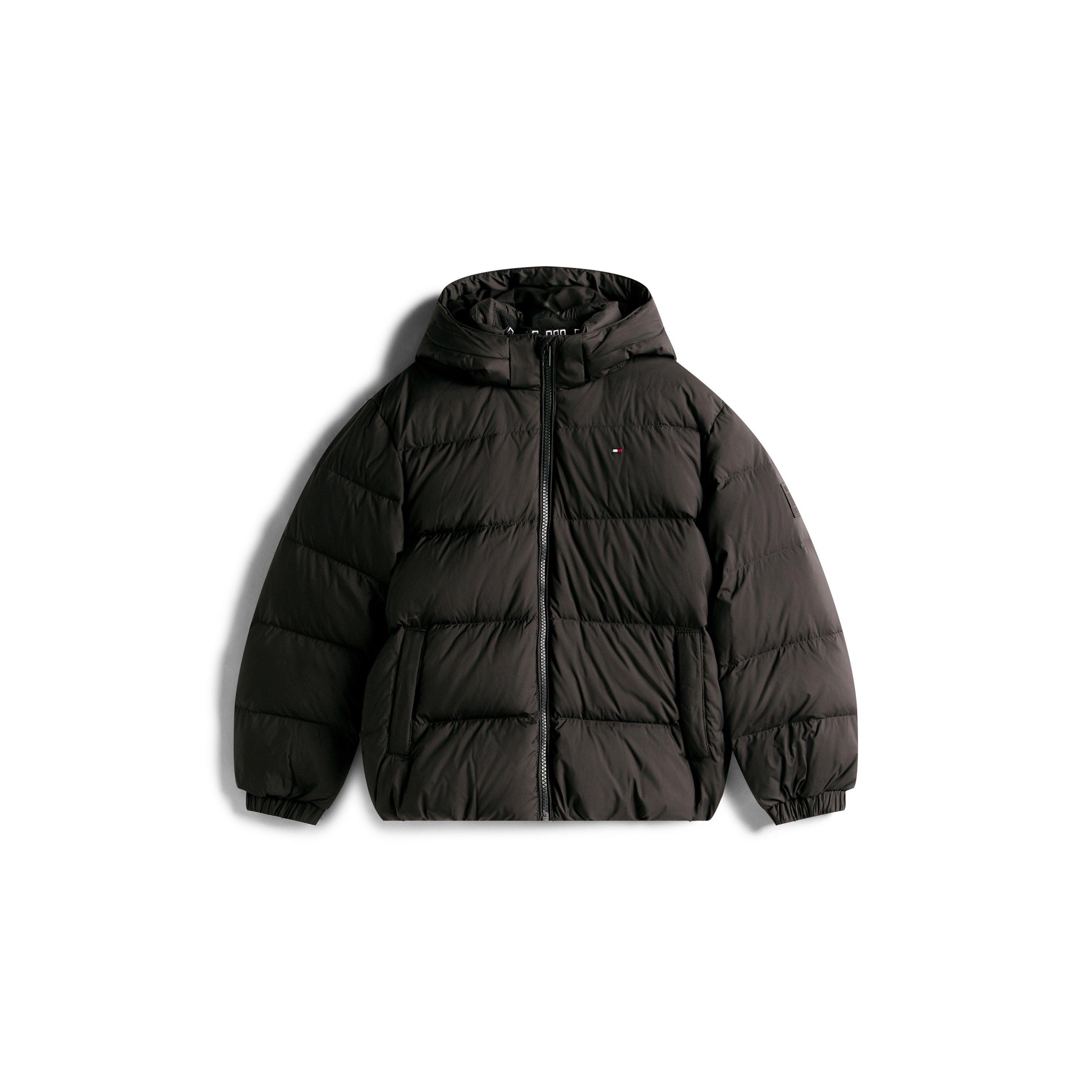 Tommy Hilfiger Kids' Essential Insulated Short Puffer Jacket - Black BDS - Size 8Y
