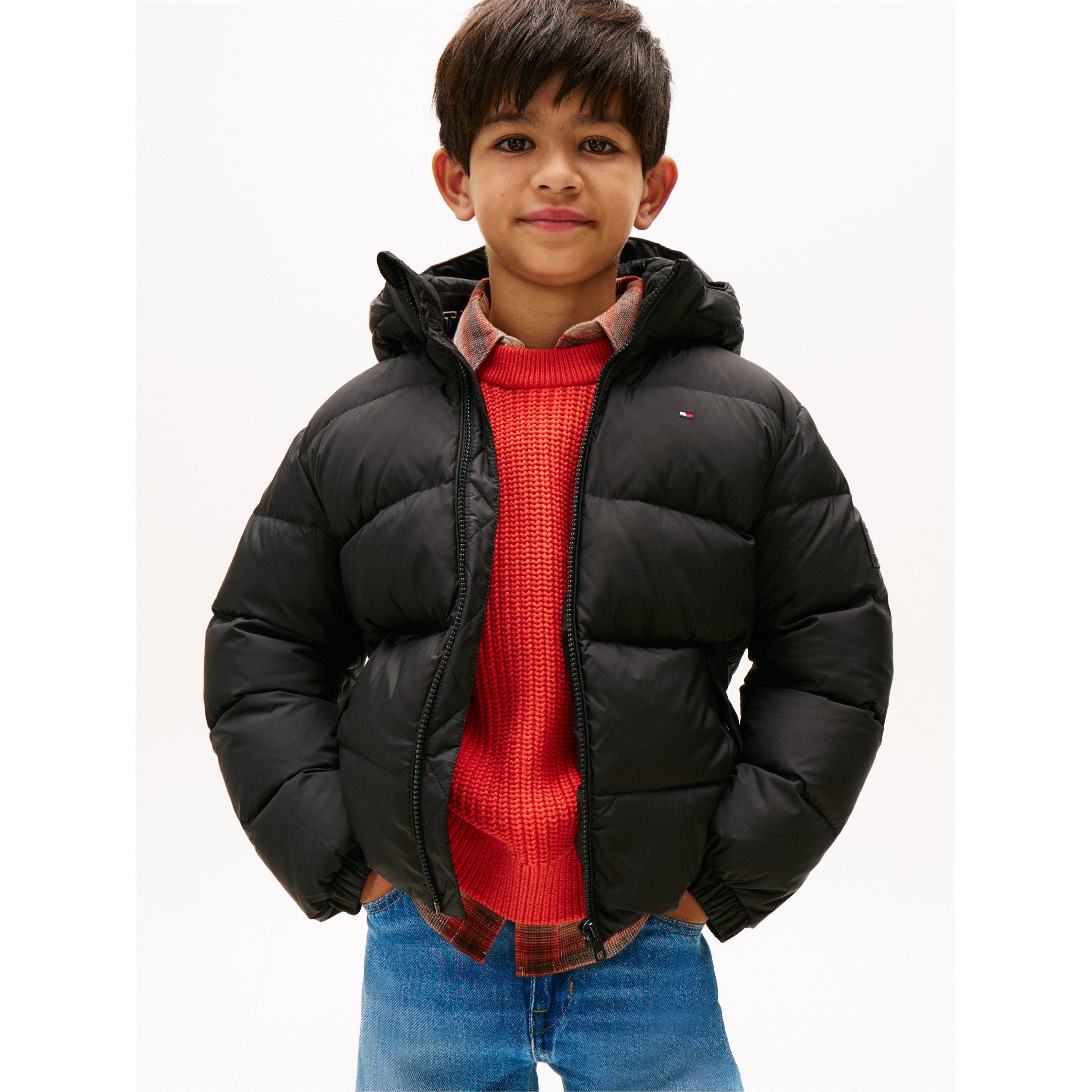 Black BDS - Tommy Hilfiger - Kids' Essential Insulated Short Puffer Jacket - 2