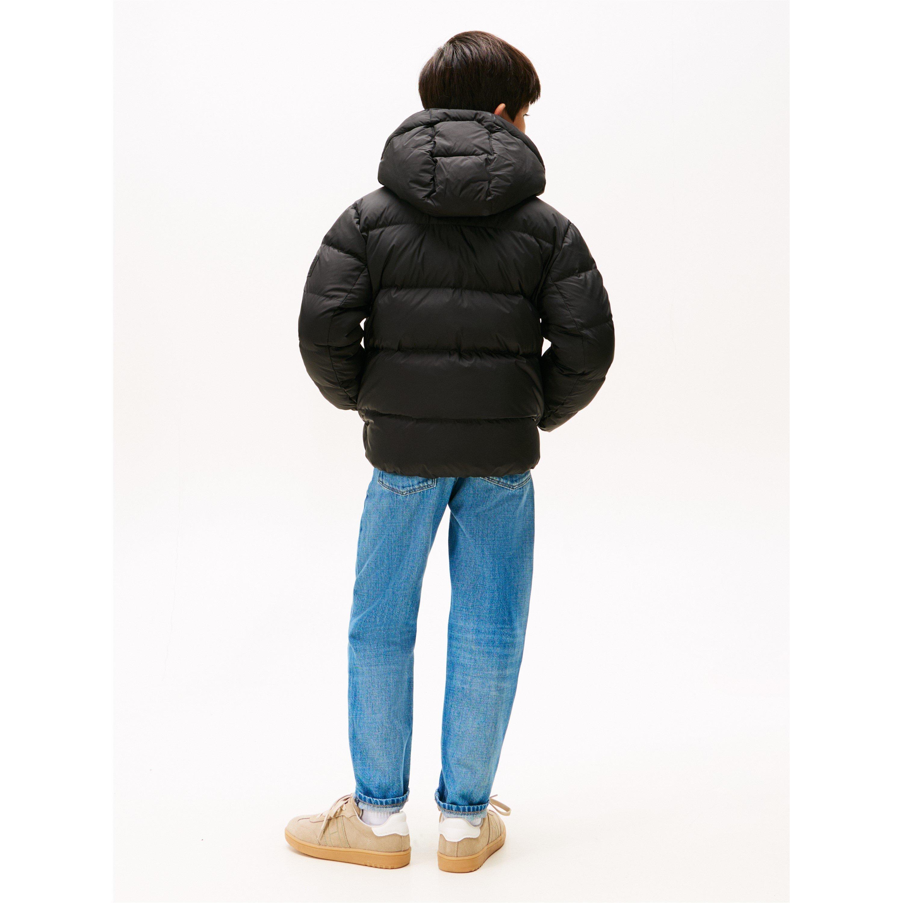 Black BDS - Tommy Hilfiger - Kids' Essential Insulated Short Puffer Jacket - 3