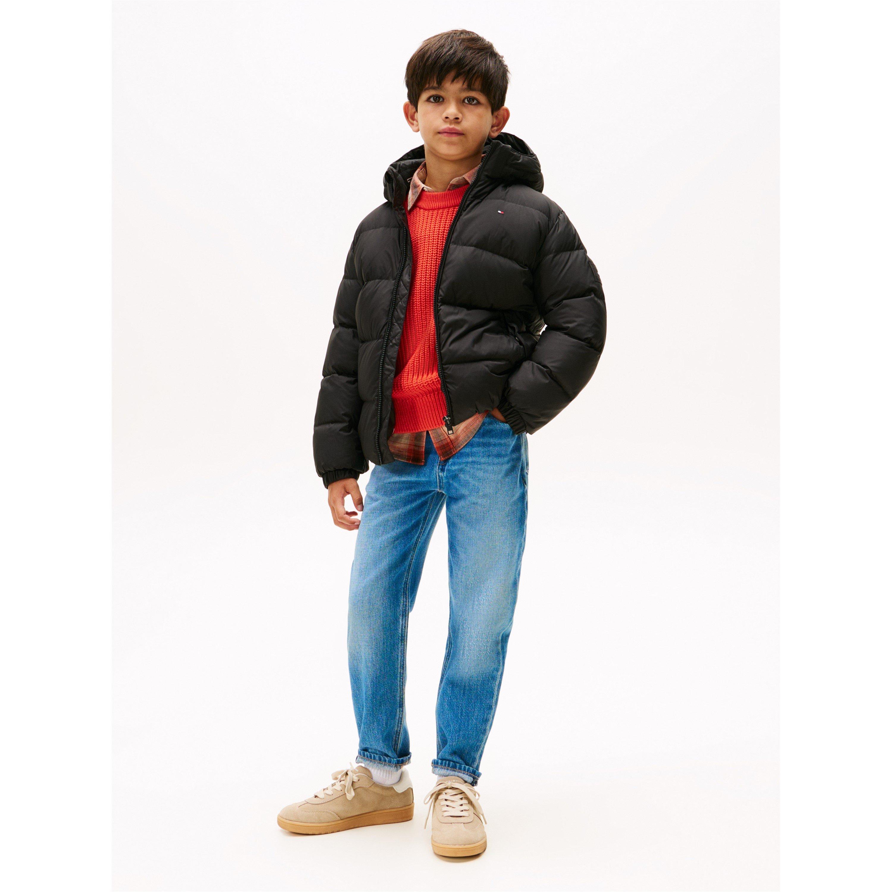 Black BDS - Tommy Hilfiger - Kids' Essential Insulated Short Puffer Jacket - 4