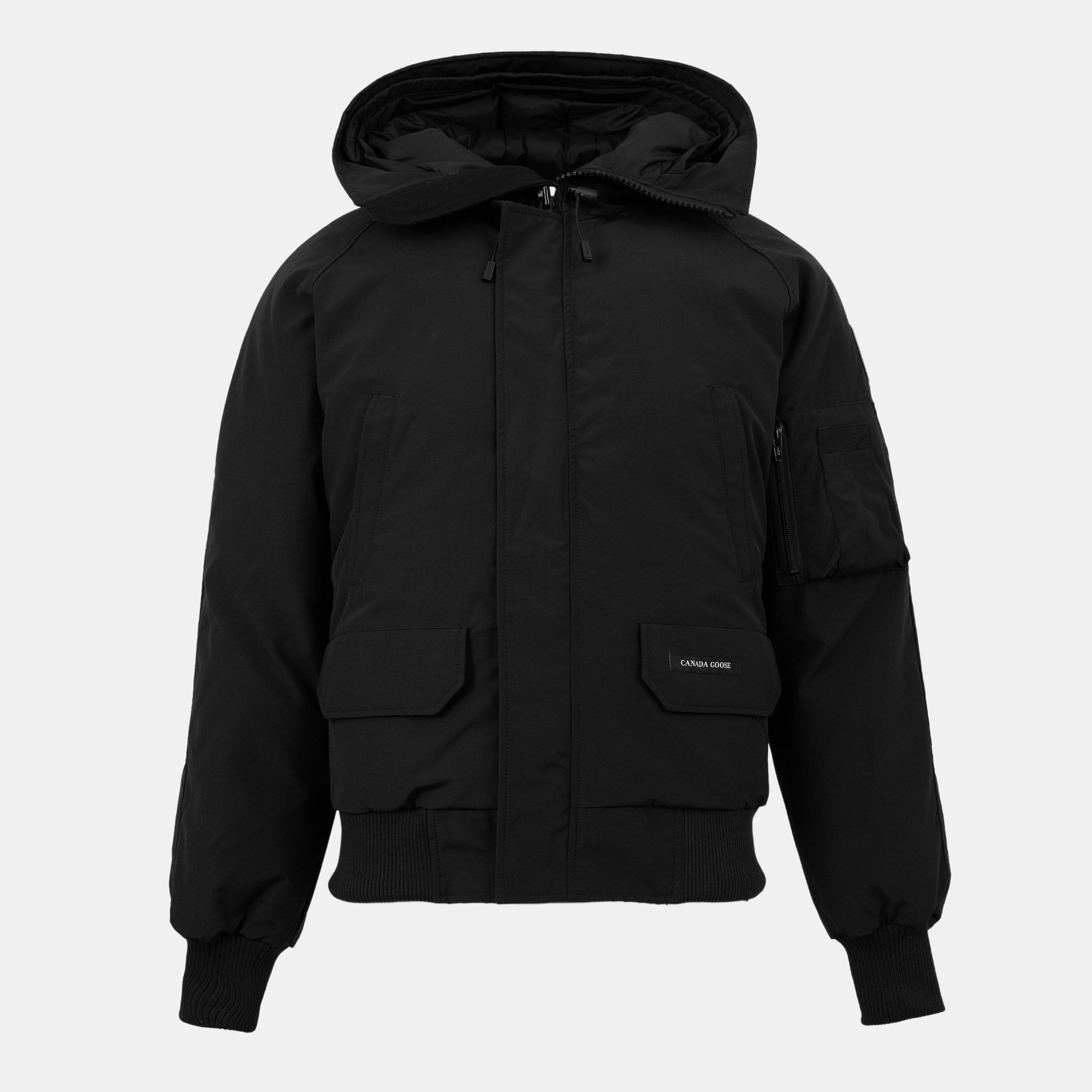 Black 9061 - Canada Goose - Men's Chilliwack  Water Resistant Duck Down Long Sleeve Bomber Jacket - 1