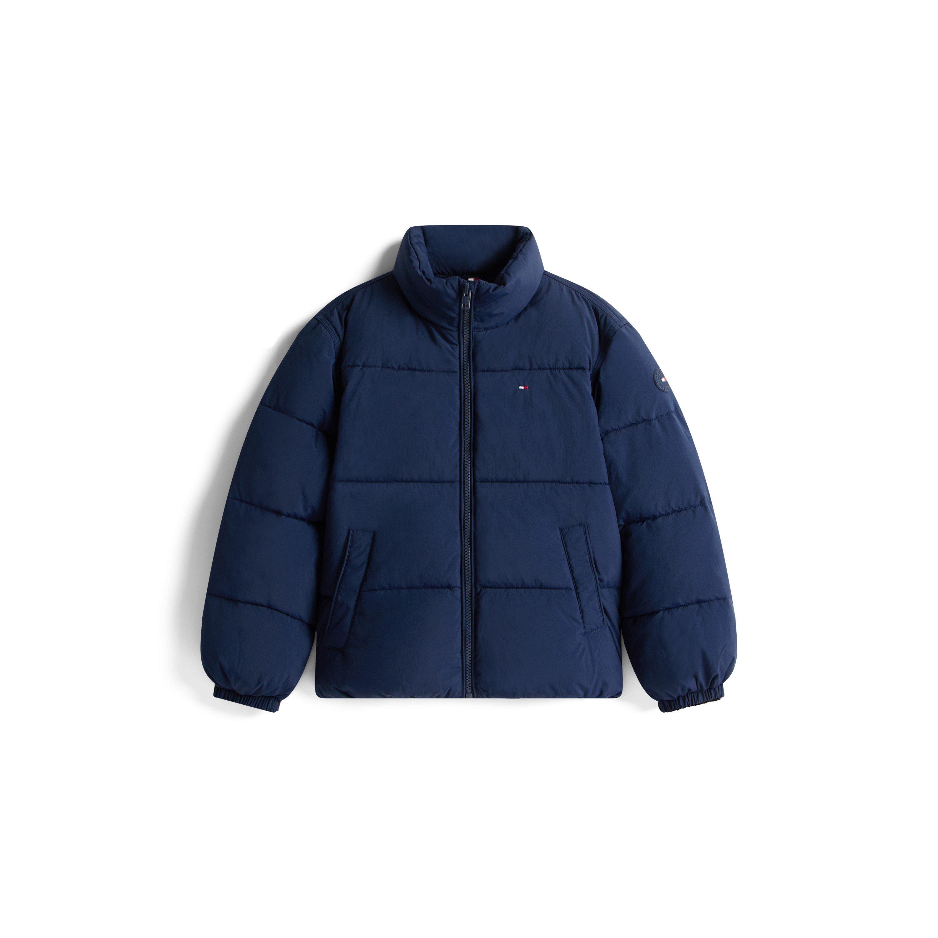Tommy Hilfiger  Kids' Flag Short Puffer Jacket - Night Navy C1G - Size 10Y