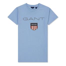 Gant Shield embroidered patches polo shirt