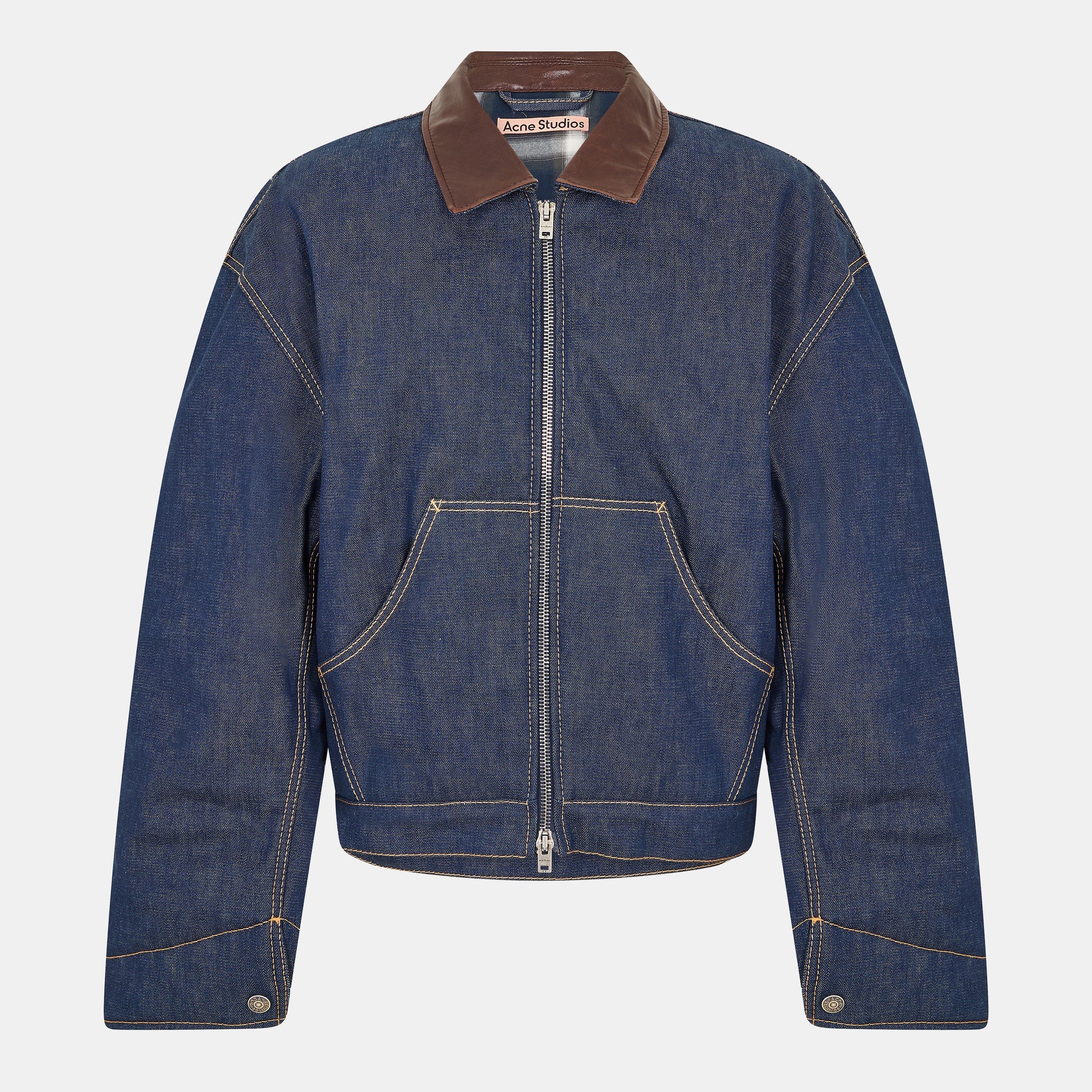 Blue - Acne Studios - Men's Structured Denim Jacket - 1