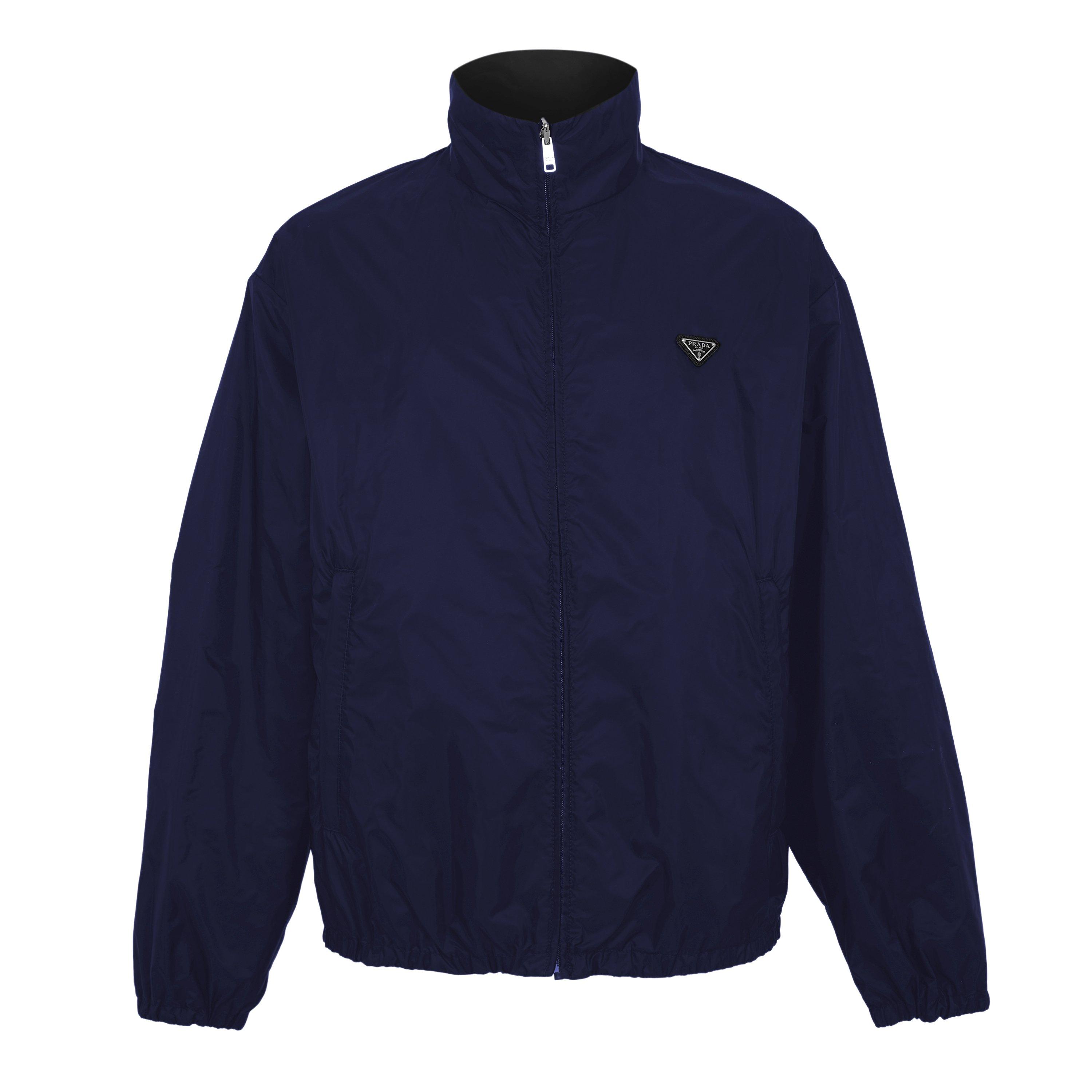 Black/Blue - Prada - Mens Reversible Windbreaker - 1