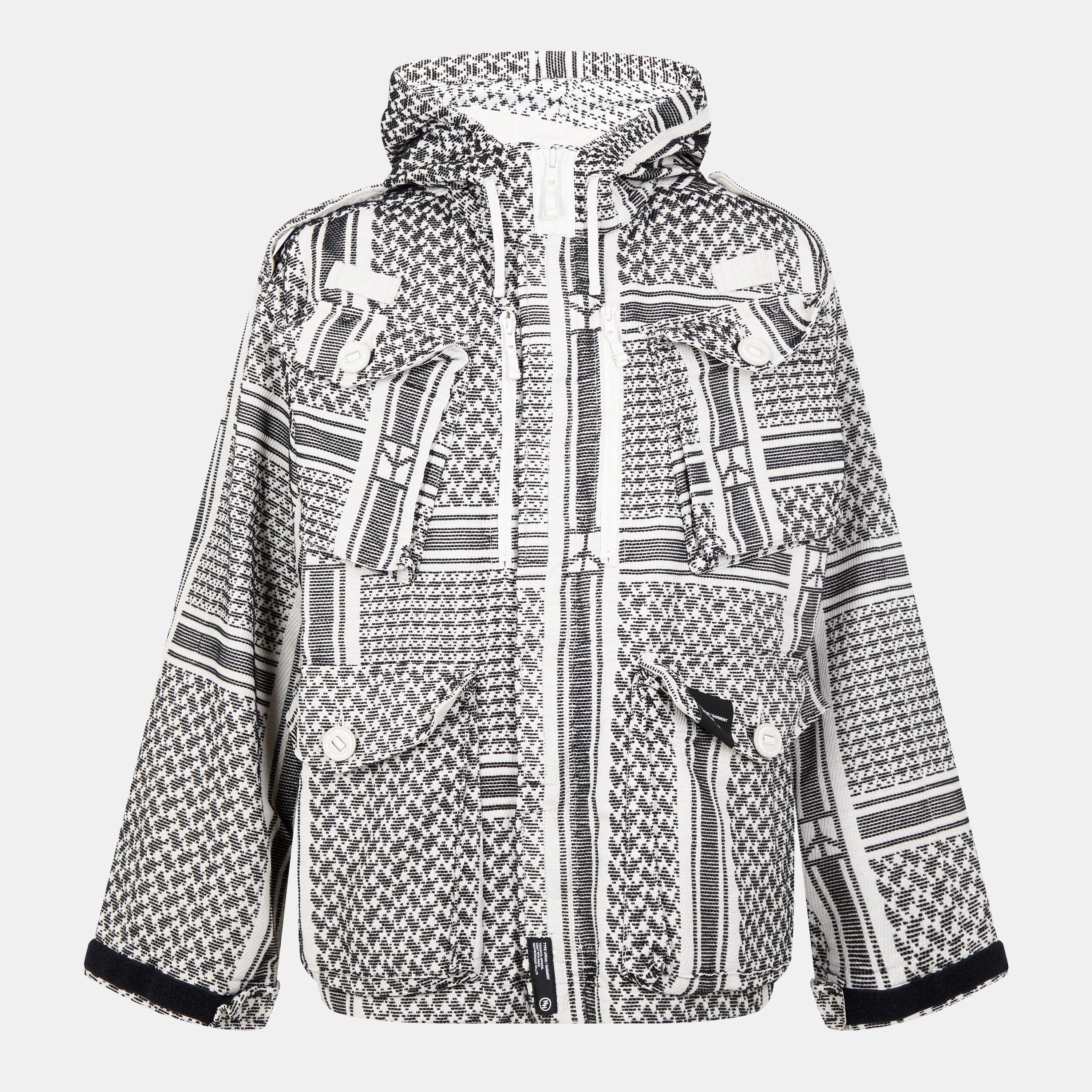 White - Neighborhood - Men's Shemagh Military-Inspired Field Jacket - 1