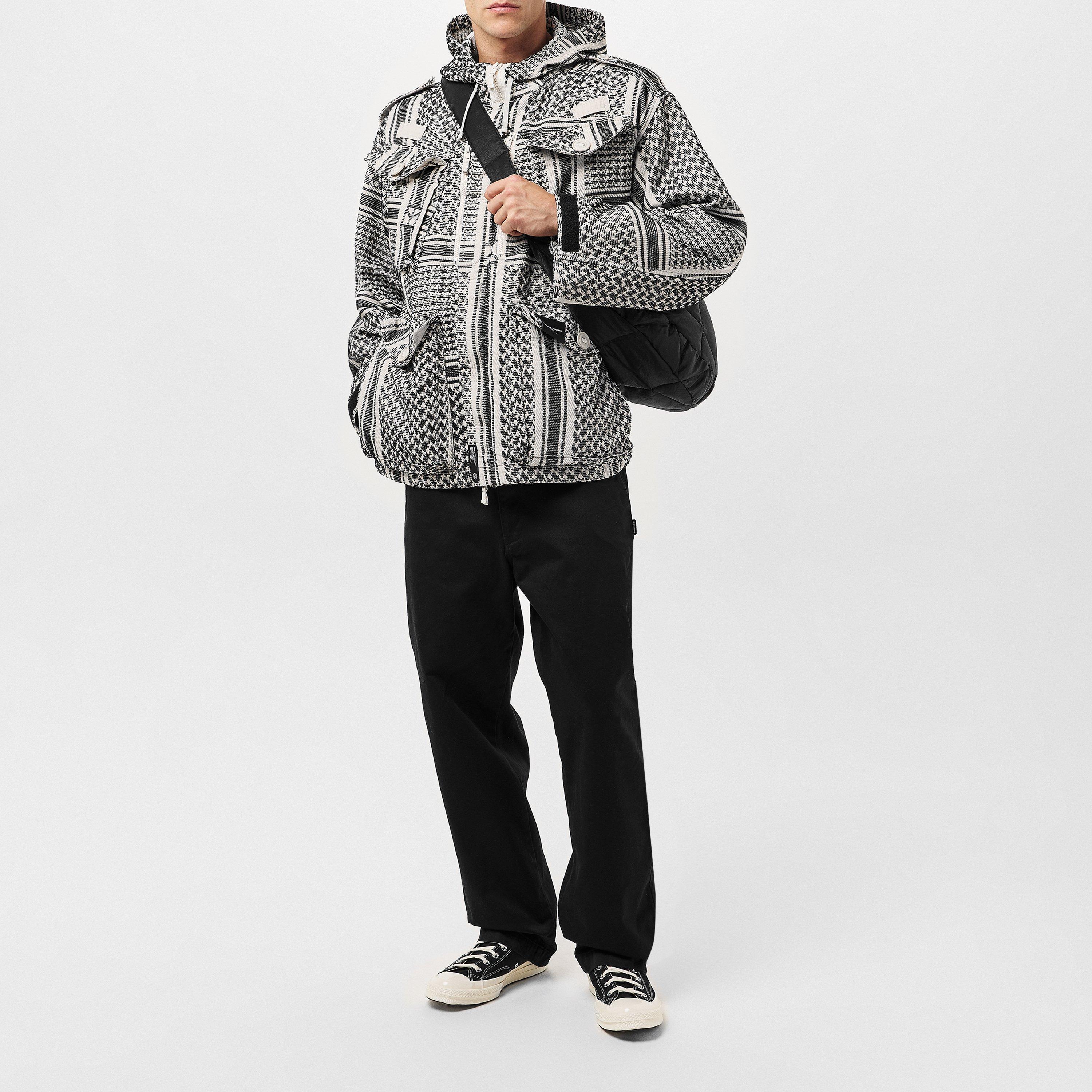 White - Neighborhood - Men's Shemagh Military-Inspired Field Jacket - 6