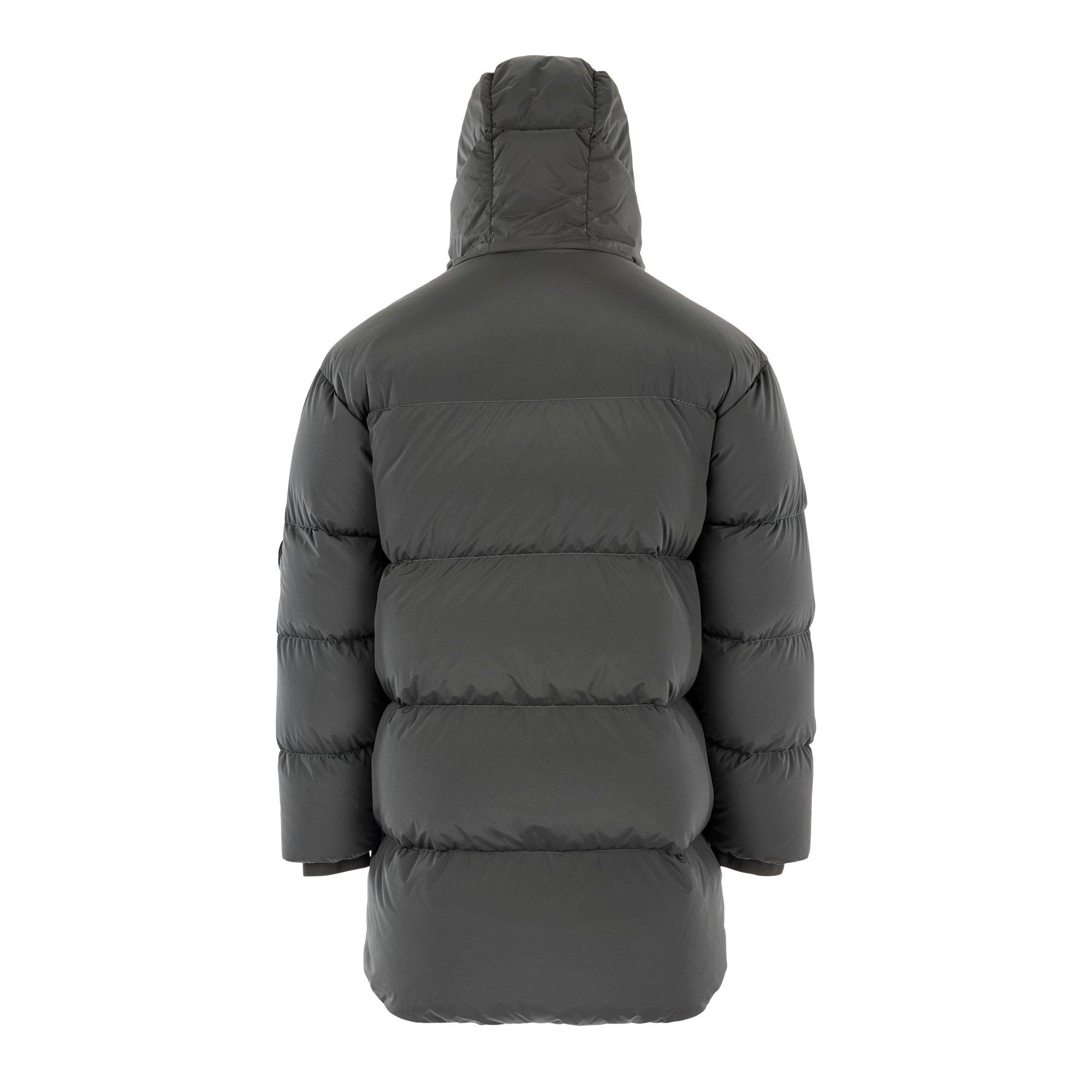 Dk Shadow 978 - CP Company - Men's Nycra Water Resistant Duck Down Long Puffer Jacket - 3