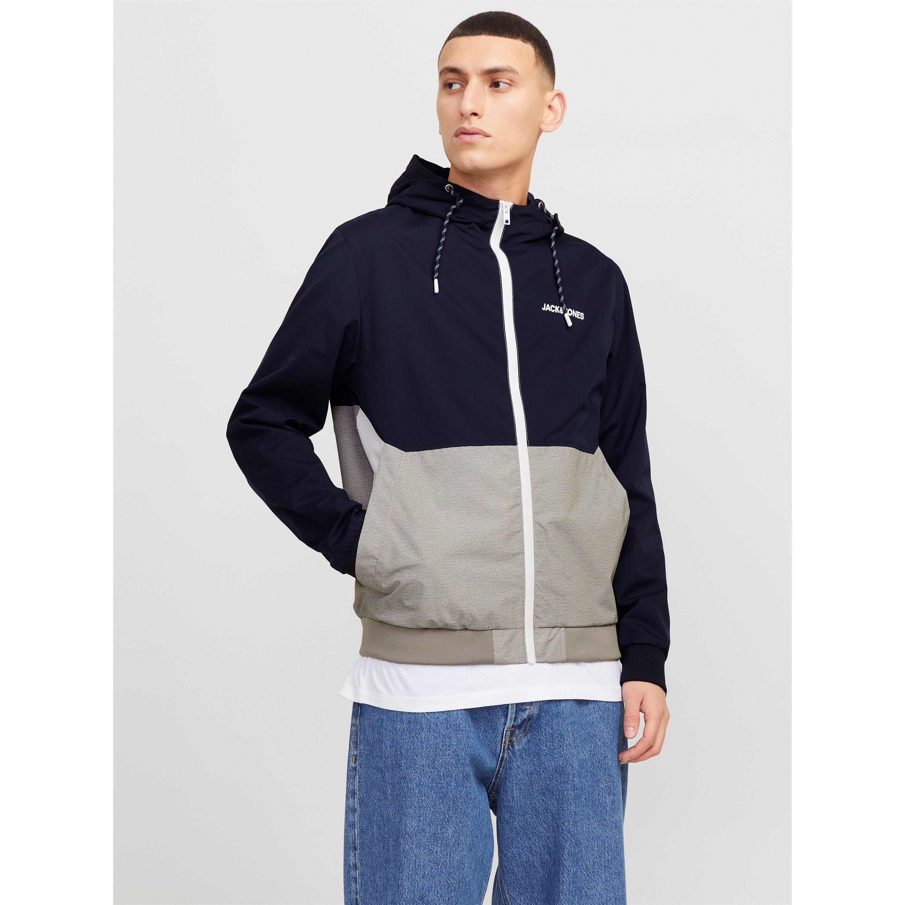 Sky Cap/Wht/Gry - Jack and Jones - Jack Rush Hd Bomber Sn00 - 3