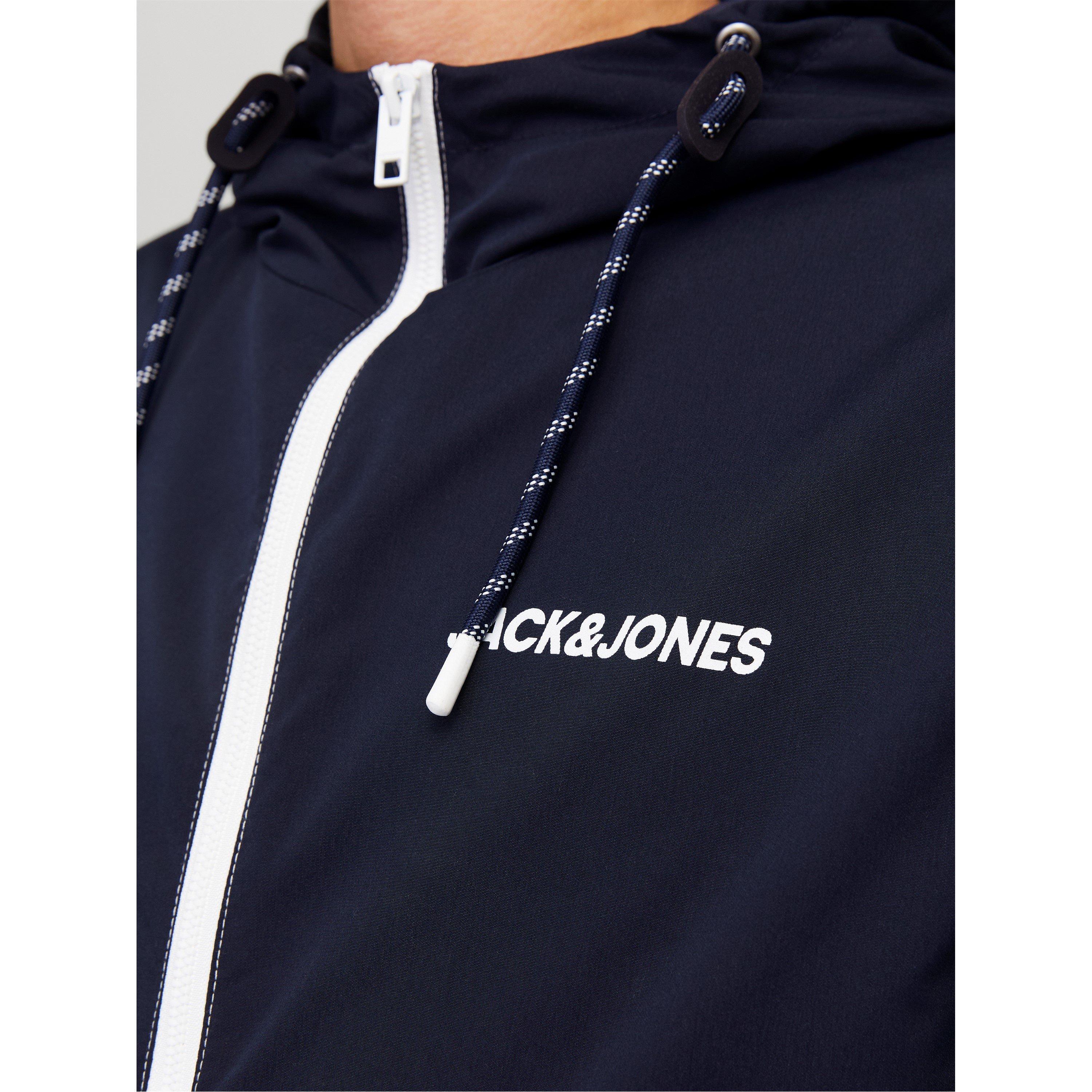 Sky Cap/Wht/Gry - Jack and Jones - Jack Rush Hd Bomber Sn00 - 4