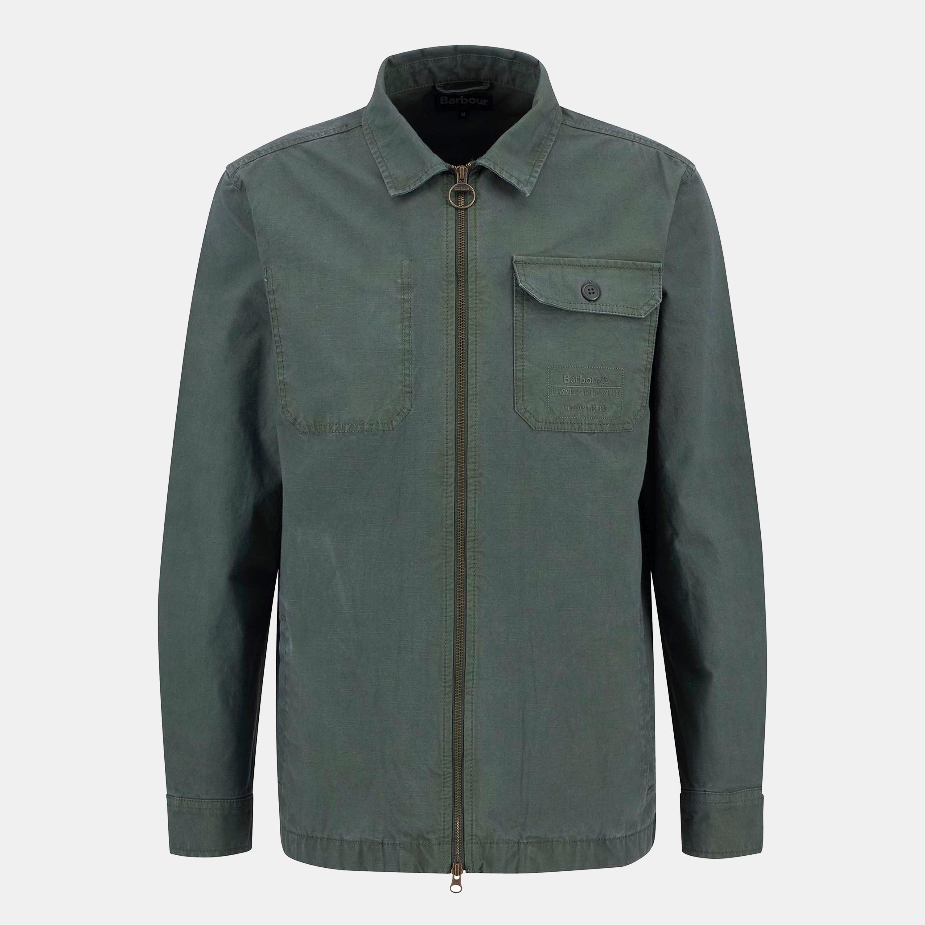 Thyme - Barbour - Men's Harton Cotton Long Sleeve Relaxed Overshirt