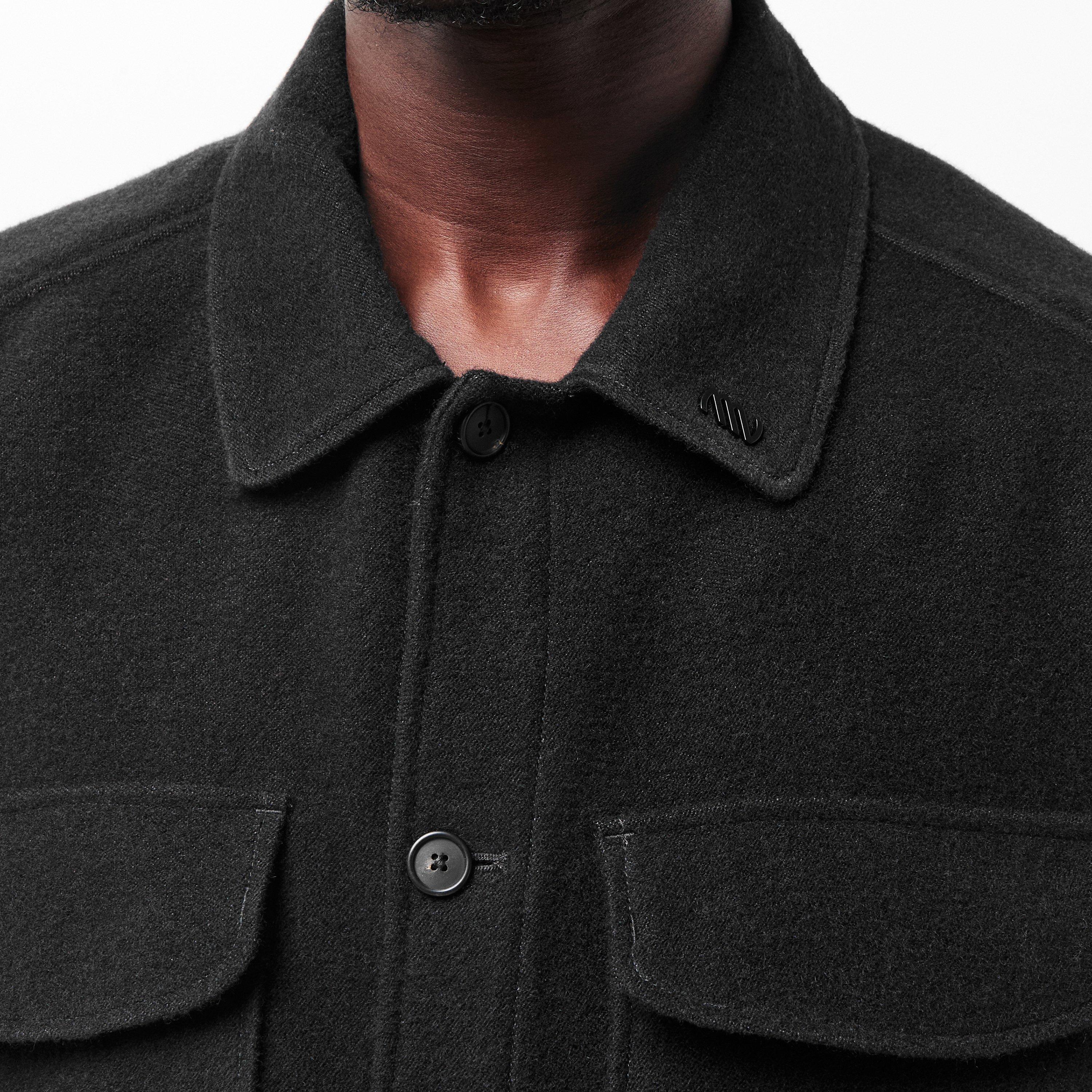 Black 999 - Massimo Osti Studio - Men's Durable Overshirt - 5
