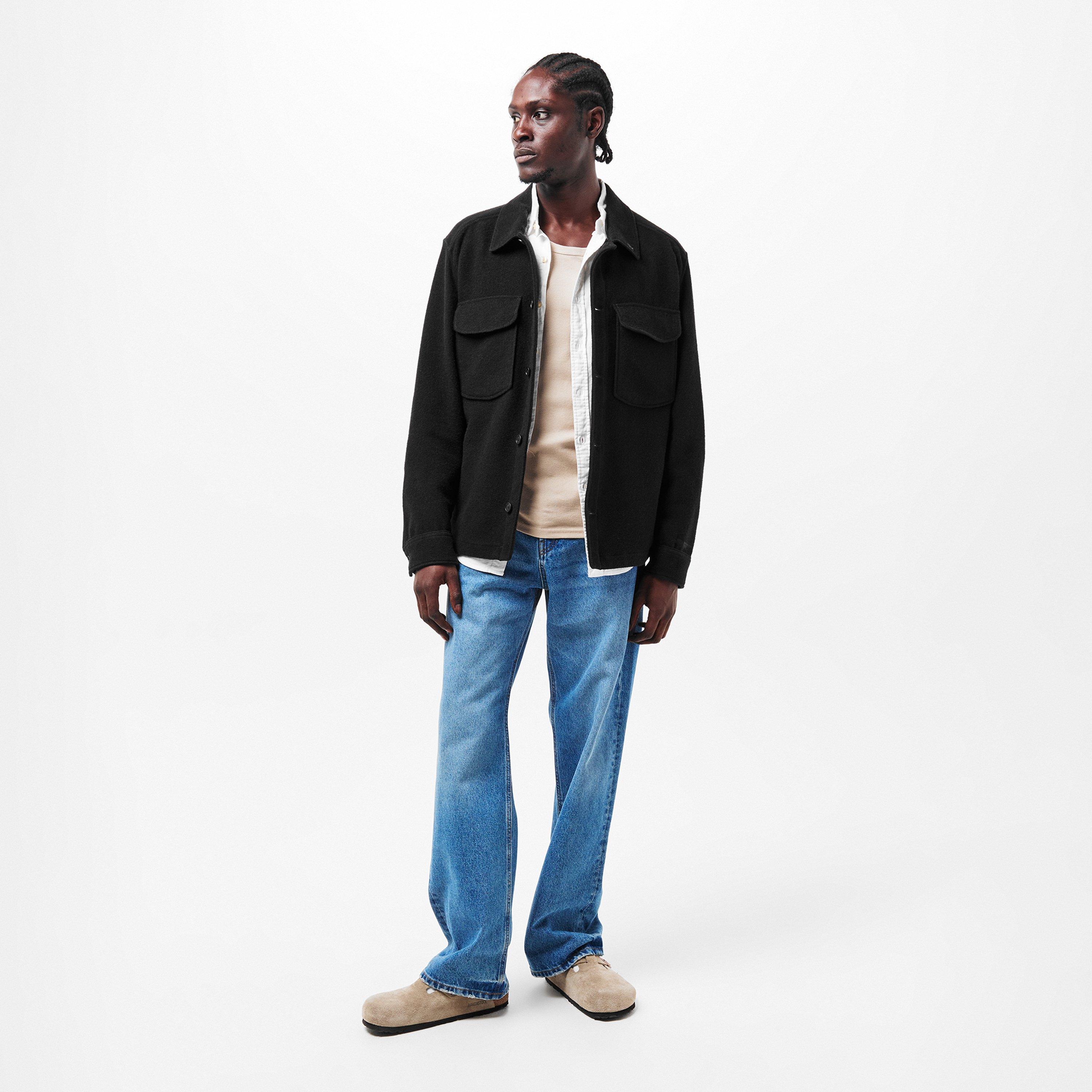 Black 999 - Massimo Osti Studio - Men's Durable Overshirt - 6