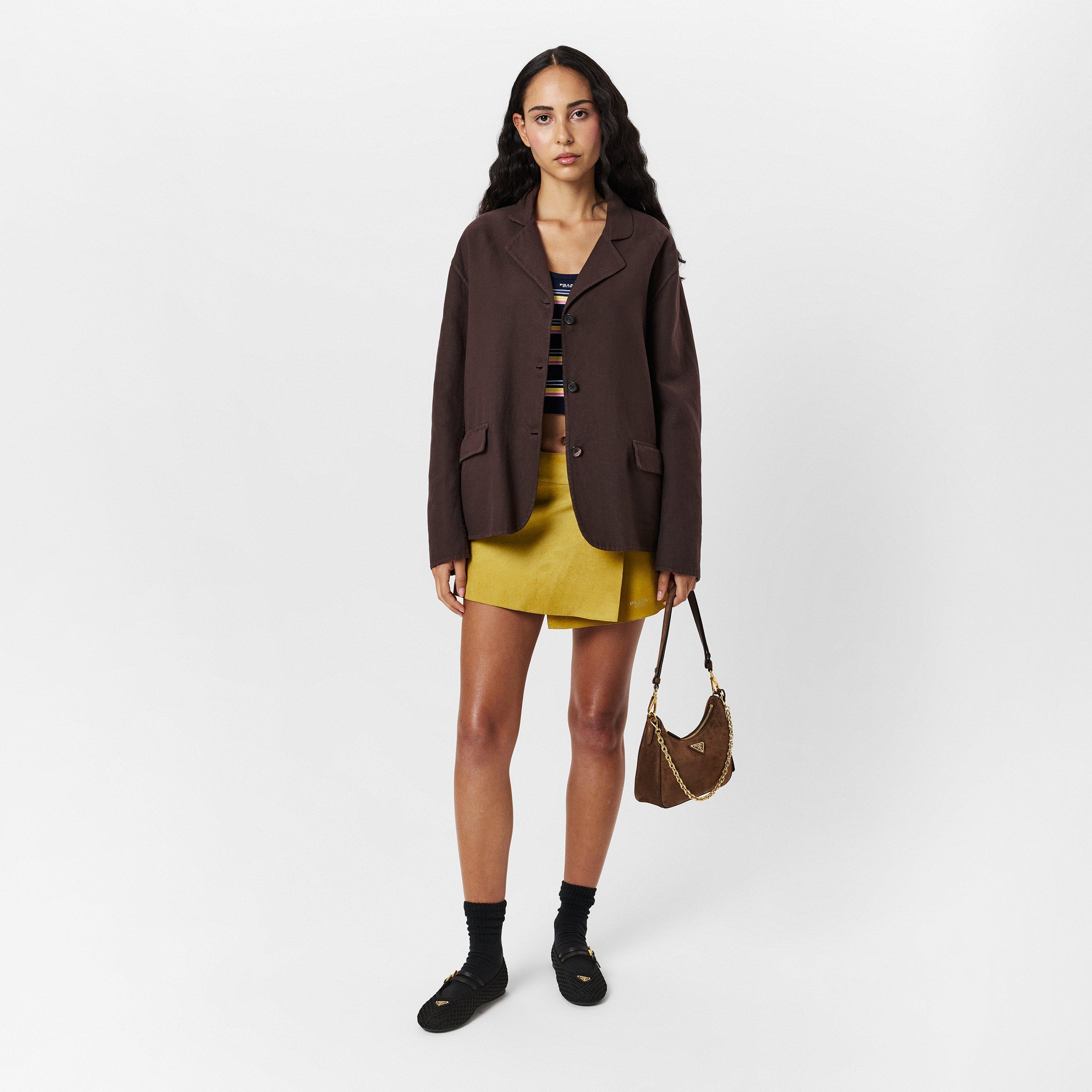 Ebano - Prada - Women's  Cotton Long Sleeve Blazer - 6