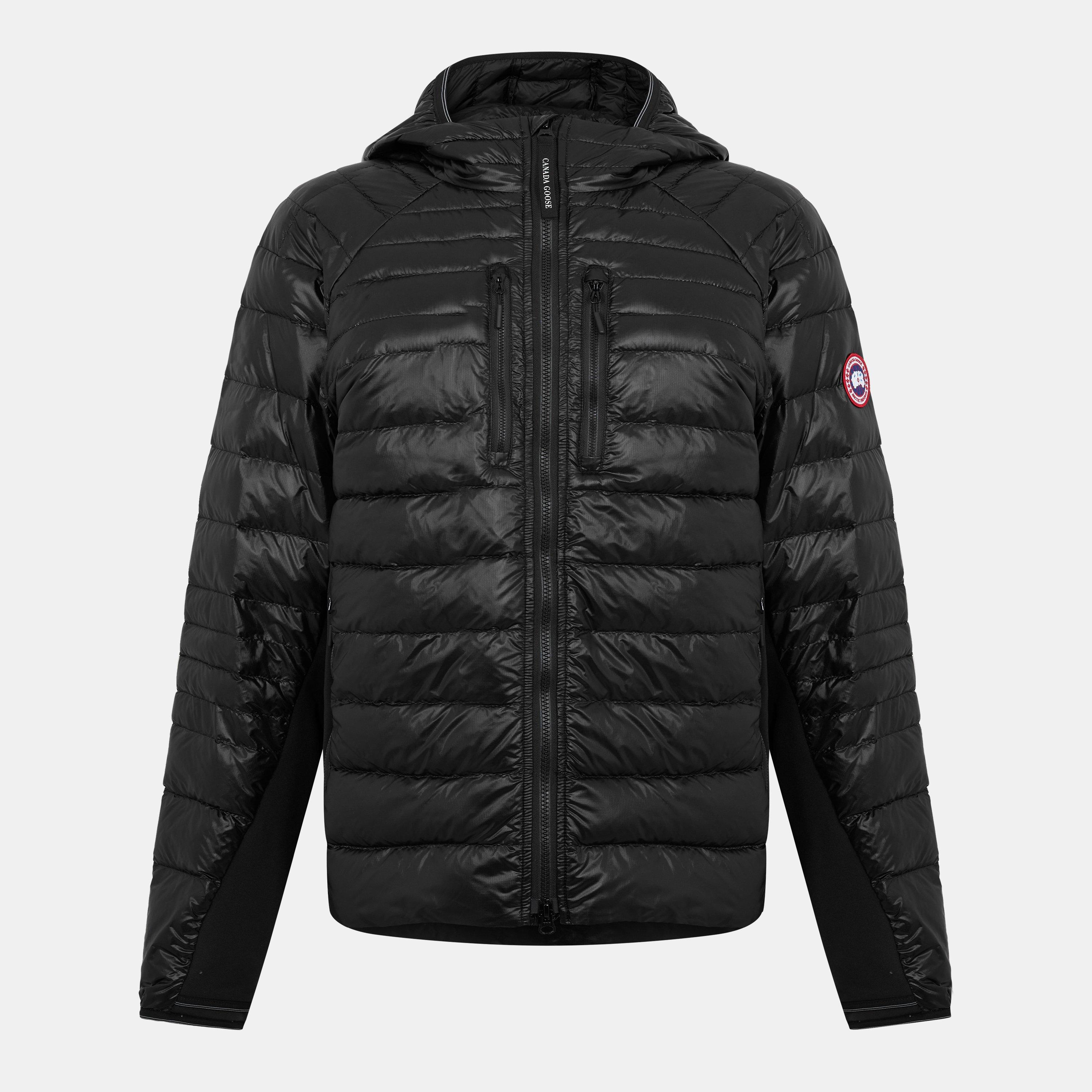 Canada Goose Men's Hybridge Lite Long Sleeve Short Puffer Jacket - Black 9061 - L
