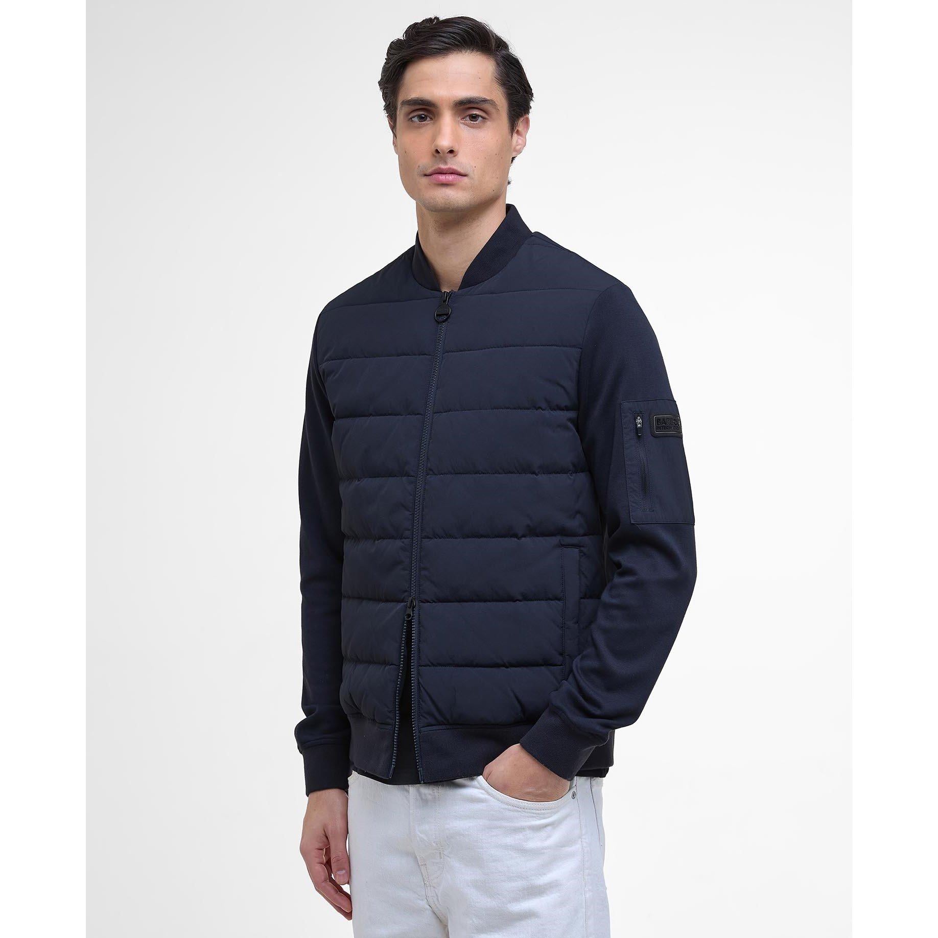Lyle Q Zip Pulover Sn99 - Barbour International - Men's Holmes Full Zip Quilted Bomber Jacket - 2