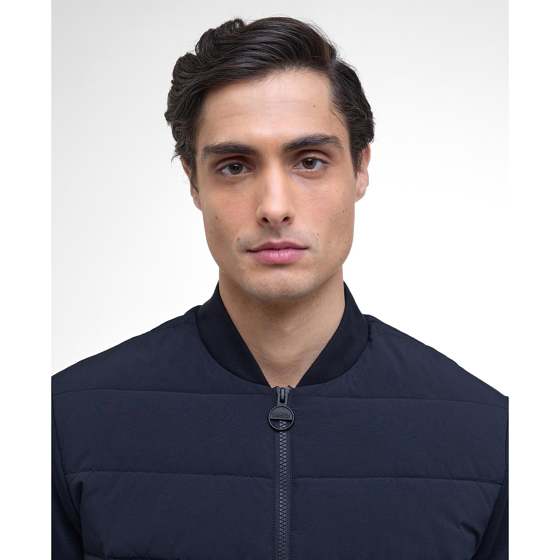 Lyle Q Zip Pulover Sn99 - Barbour International - Men's Holmes Full Zip Quilted Bomber Jacket - 5
