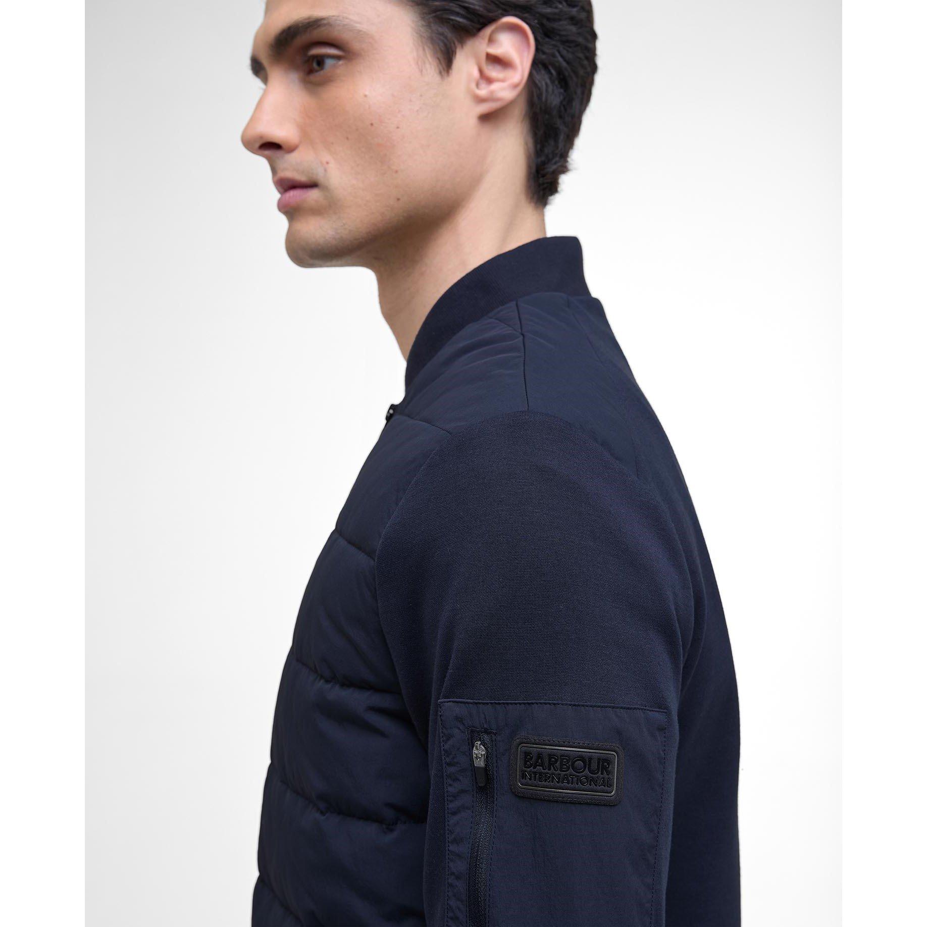 Lyle Q Zip Pulover Sn99 - Barbour International - Men's Holmes Full Zip Quilted Bomber Jacket - 6