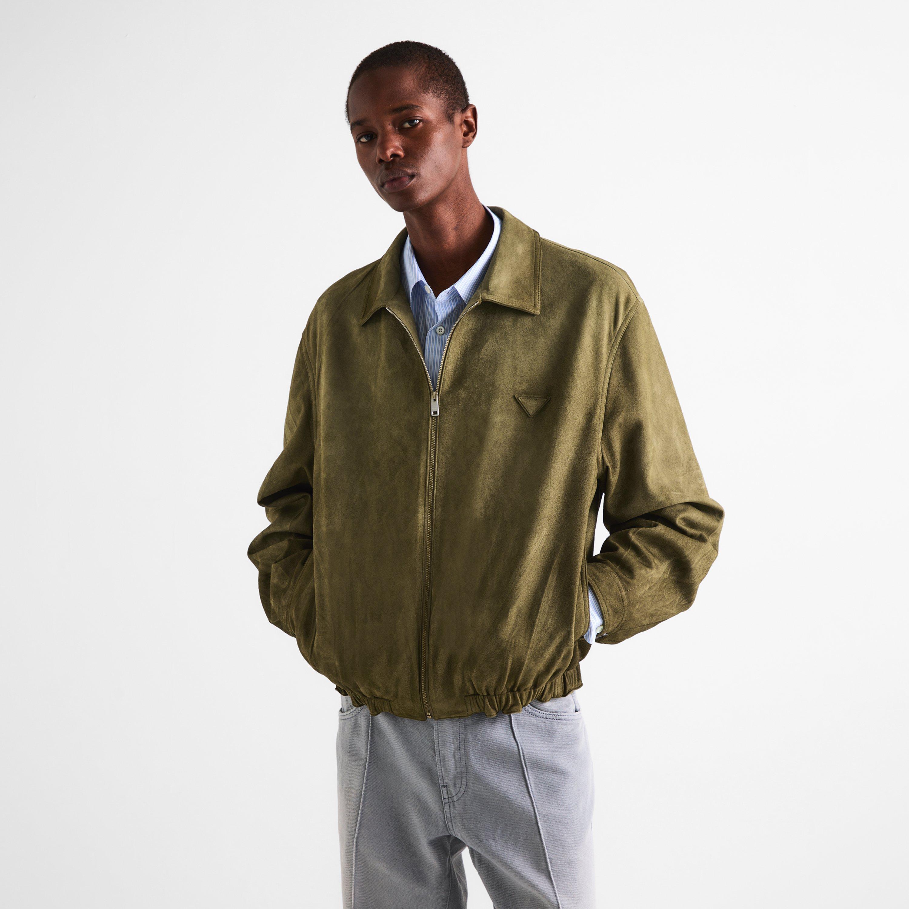 Salvia - Prada - Men's Suede Leather Jacket - 3