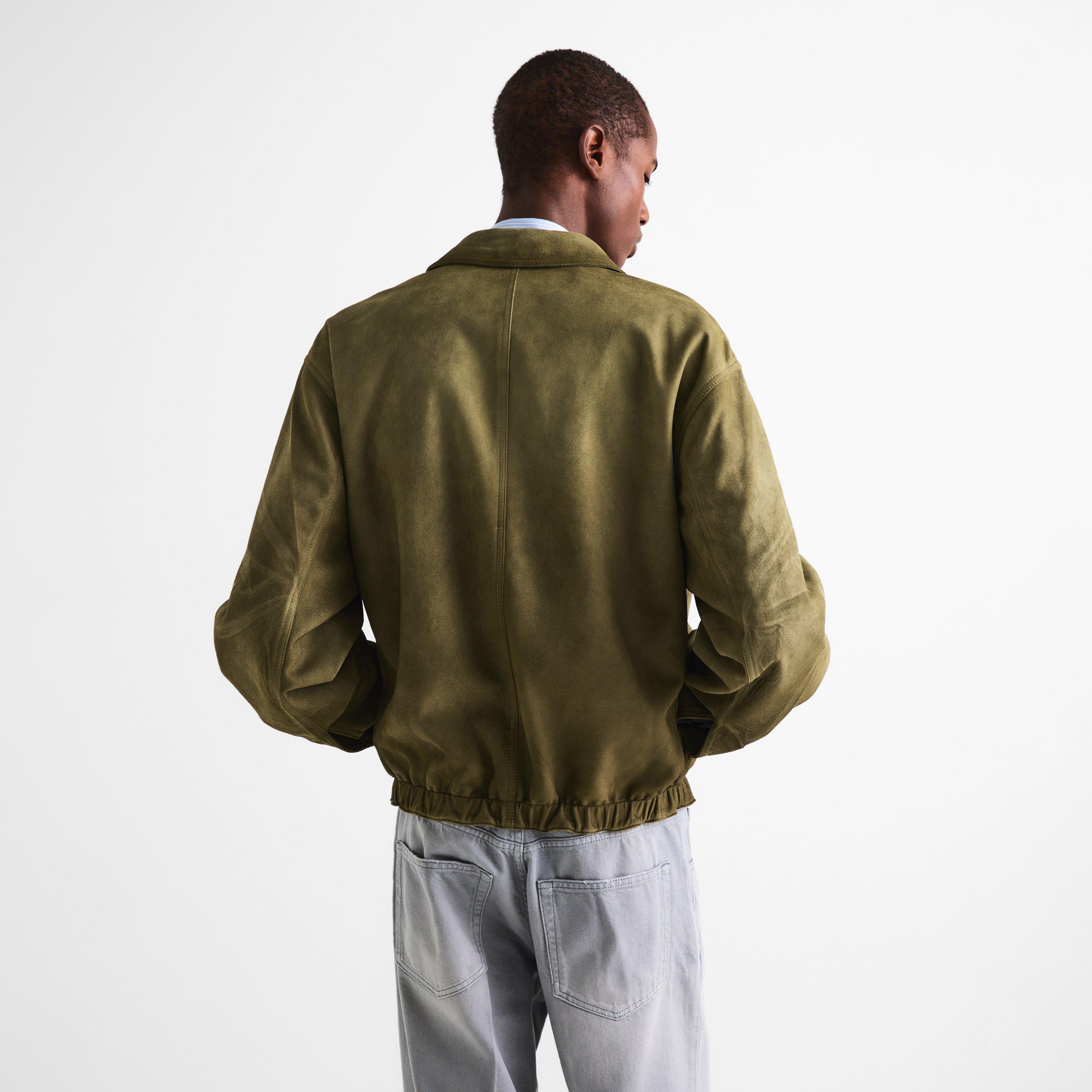 Salvia - Prada - Men's Suede Leather Jacket - 4