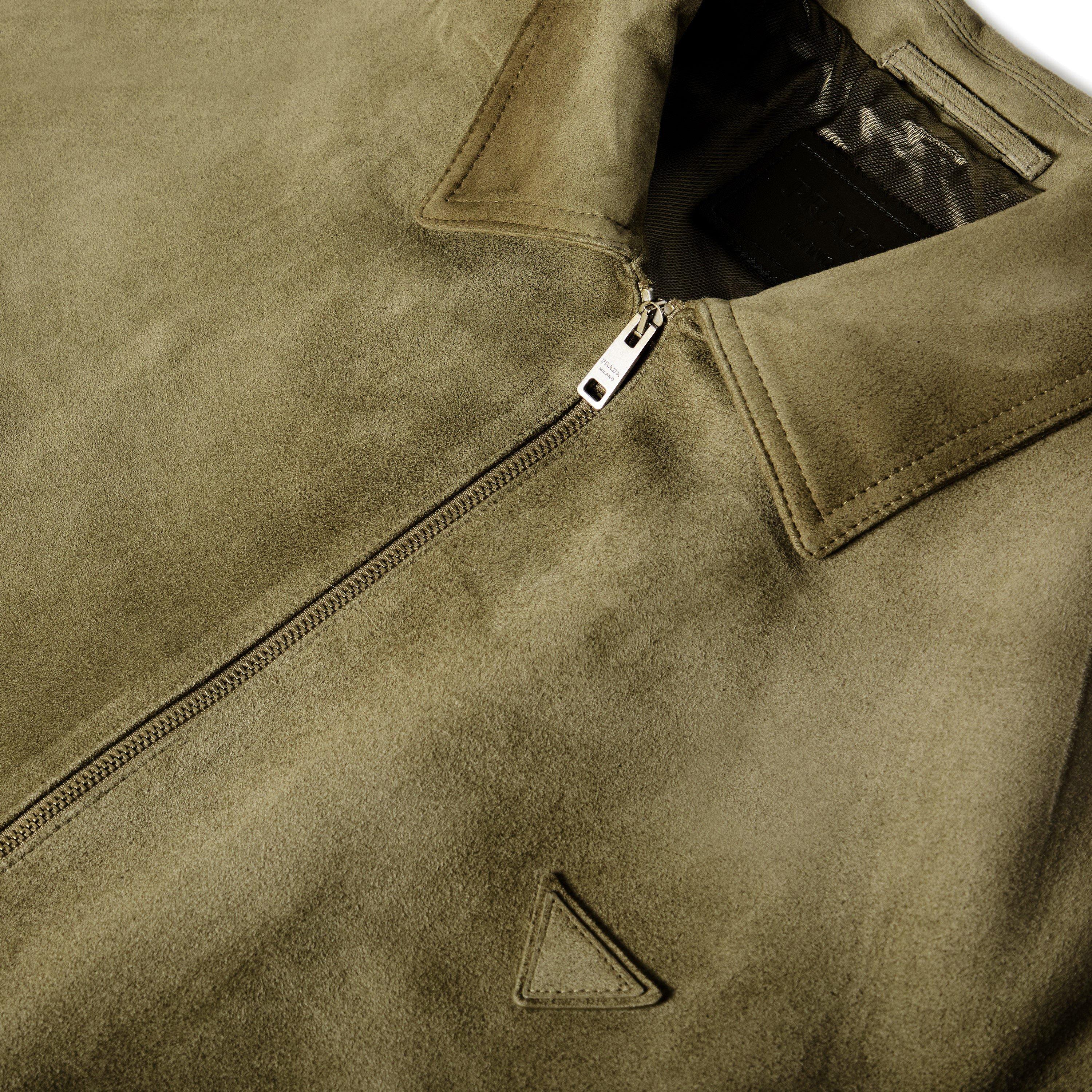 Salvia - Prada - Men's Suede Leather Jacket - 5