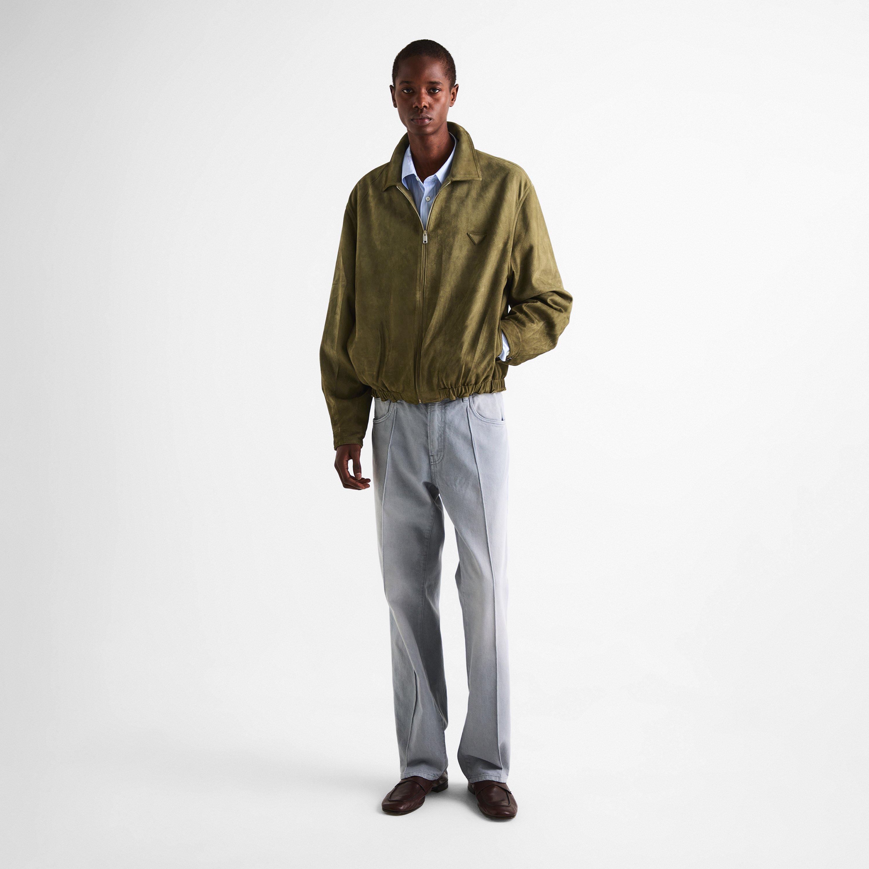 Salvia - Prada - Men's Suede Leather Jacket - 6