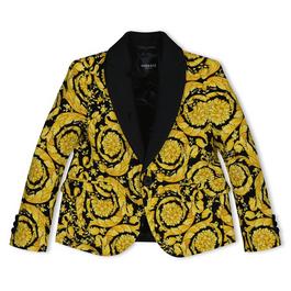 Versace Baroque Single Breasted Blazer Junior Boys