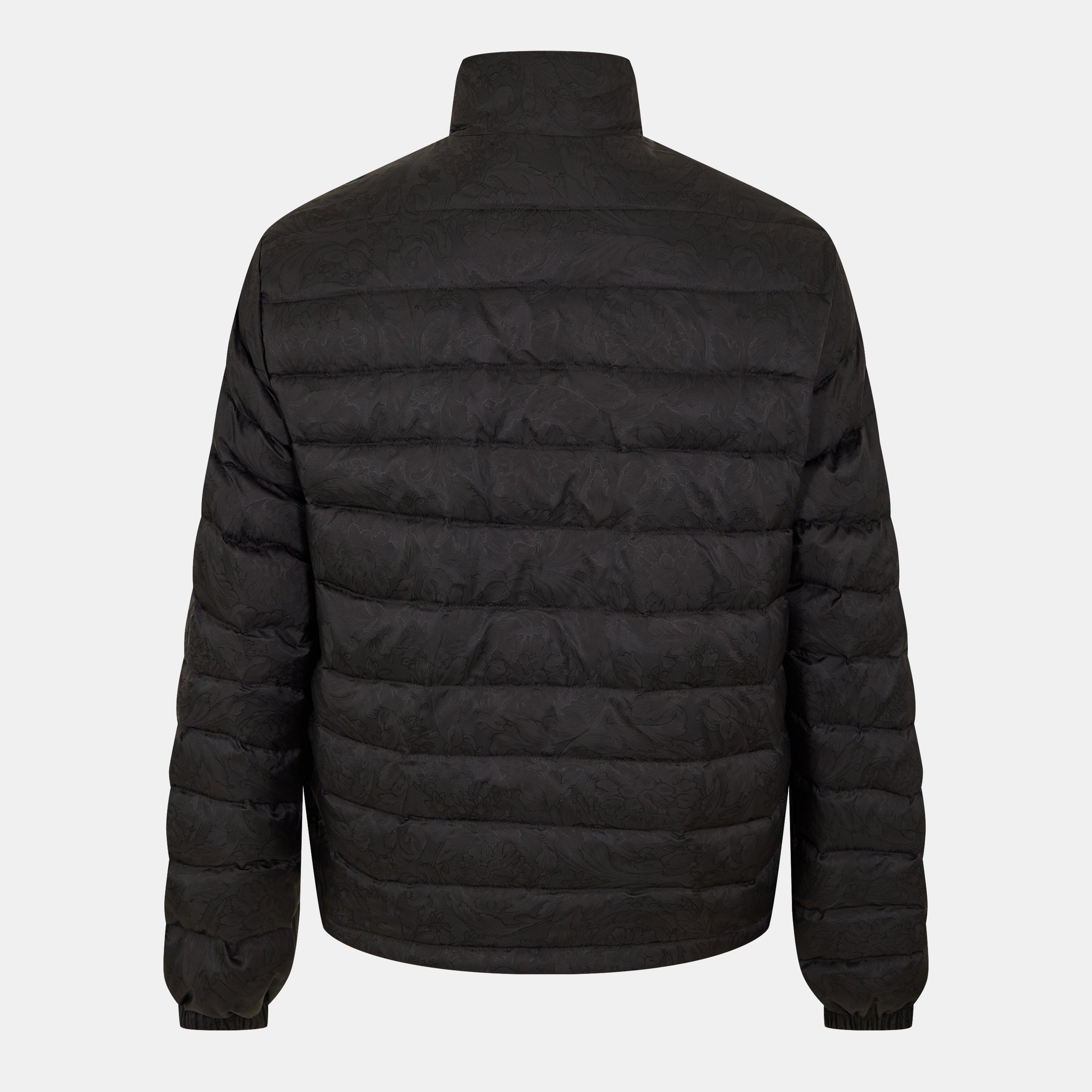 Black - Versace - Men's  Insulated Medium Puffer Jacket - 2