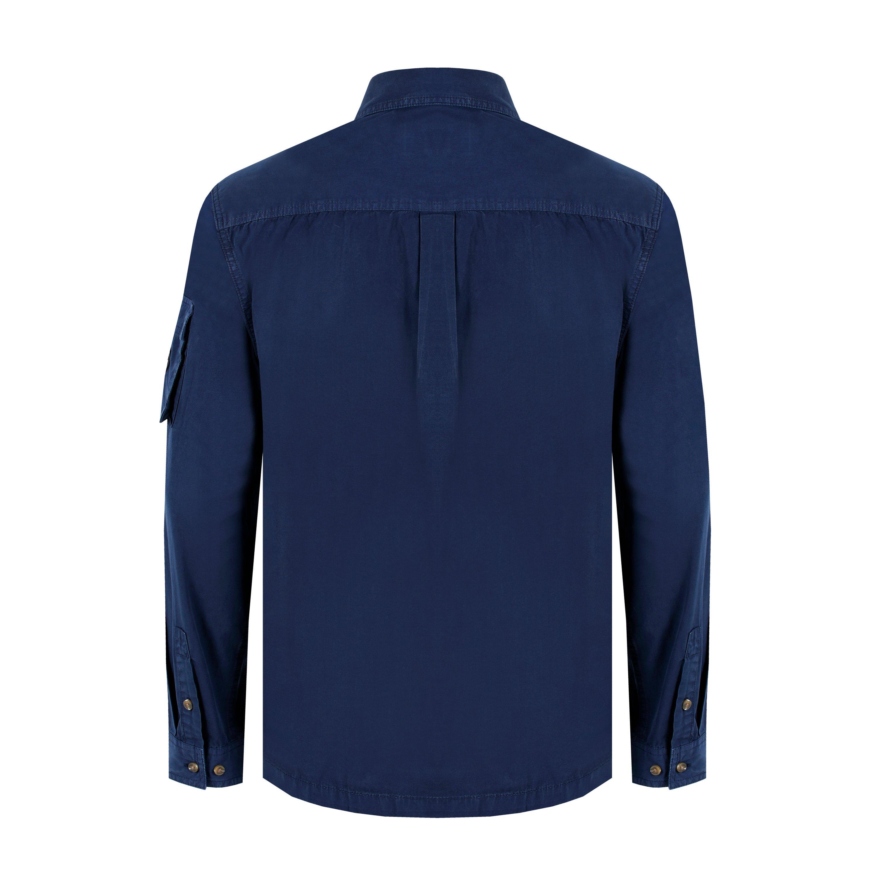 Marine - Firetrap - Men's Andor Cotton Long Sleeve Utility Overshirt - 2