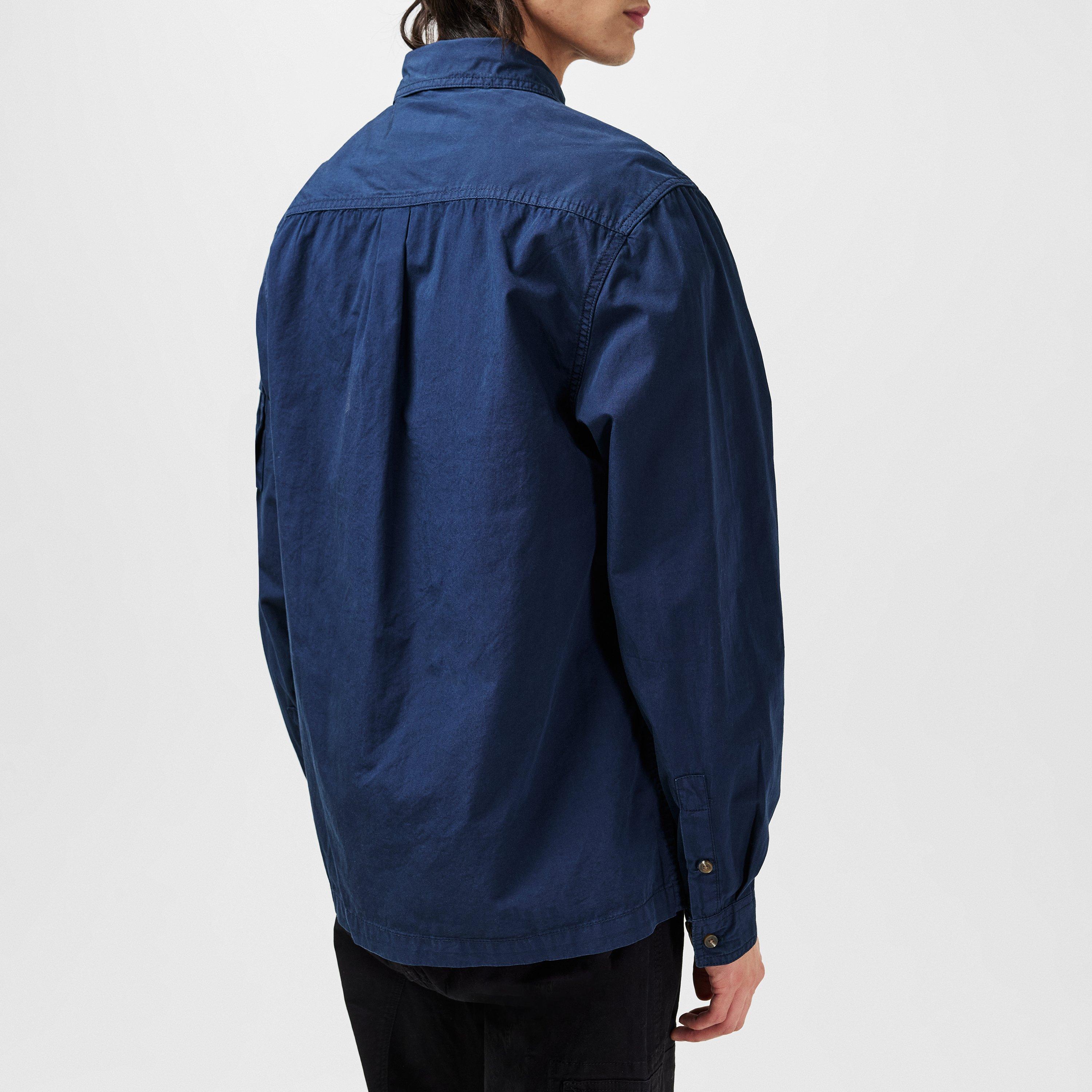 Marine - Firetrap - Men's Andor Cotton Long Sleeve Utility Overshirt - 4
