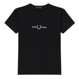 Fred Perry Boy's Embroidered Logo T Shirt