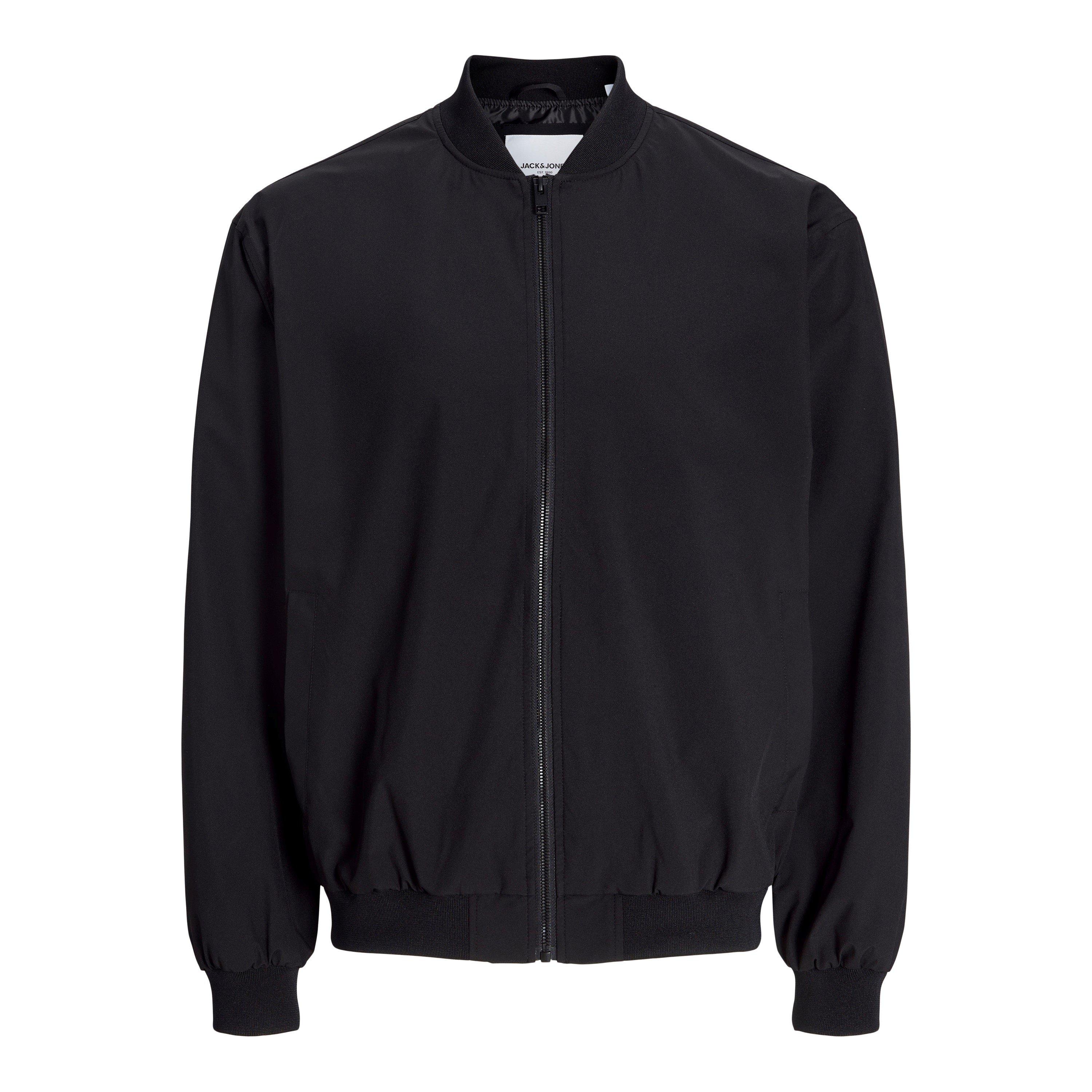 Black - Jack and Jones - Charge Bomber Jacket Mens - 4